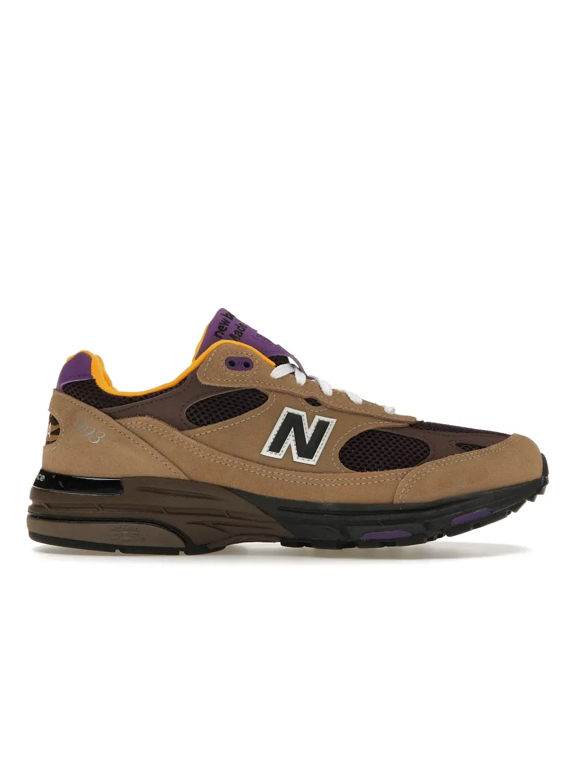 Мужские кроссовки Lifestyle New Balance 993 MiUSA — изображение 1 из 4, фиолетовый