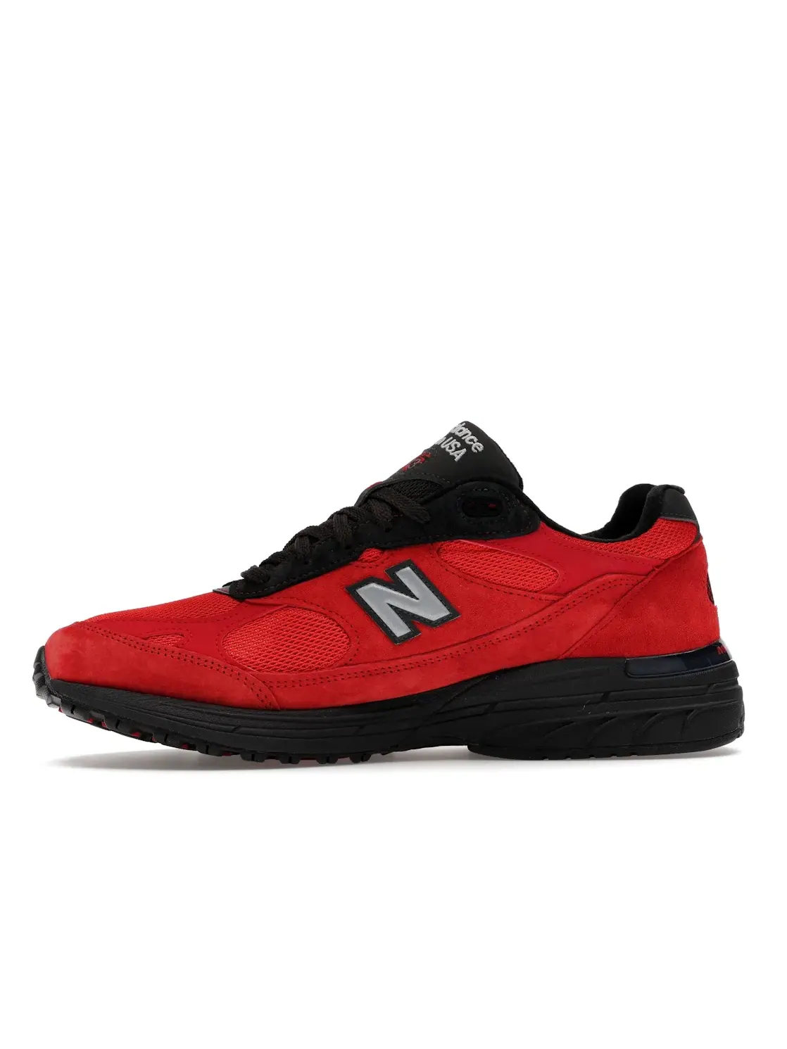 Мужские кроссовки с замшевым верхом New Balance 993 — изображение 3 из 4, красный/черный