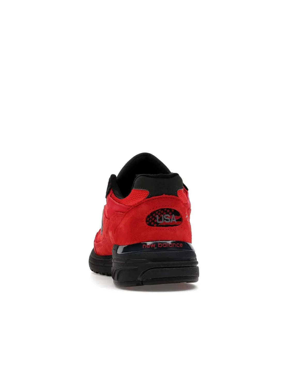 Мужские кроссовки с замшевым верхом New Balance 993 — изображение 4 из 4, красный/черный