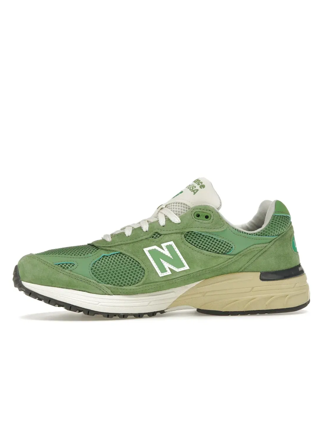 Мужские кроссовки Lifestyle New Balance 993, Chive/Sea Salt — изображение 3 из 4