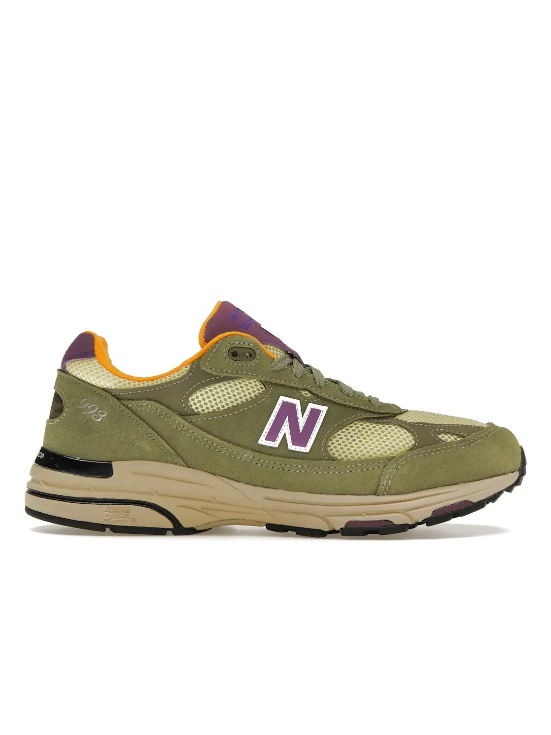 Мужские кроссовки Lifestyle New Balance 993 — изображение 1 из 4, оливковый