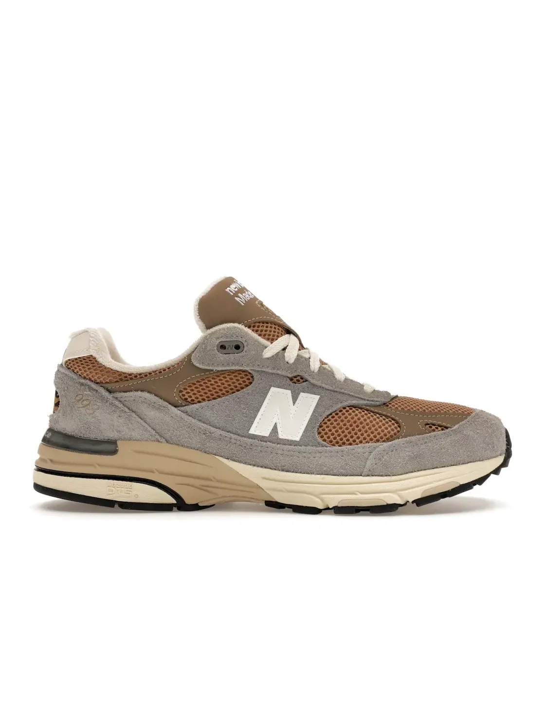 Мужские кроссовки Lifestyle с сетчатым верхом New Balance 993 — изображение 1 из 4, серый