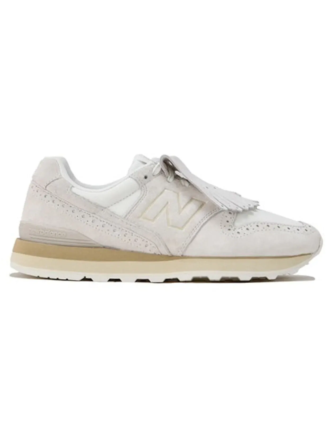 Женские кроссовки Lifestyle New Balance 996 Tassels — изображение 1 из 1, белый/серый