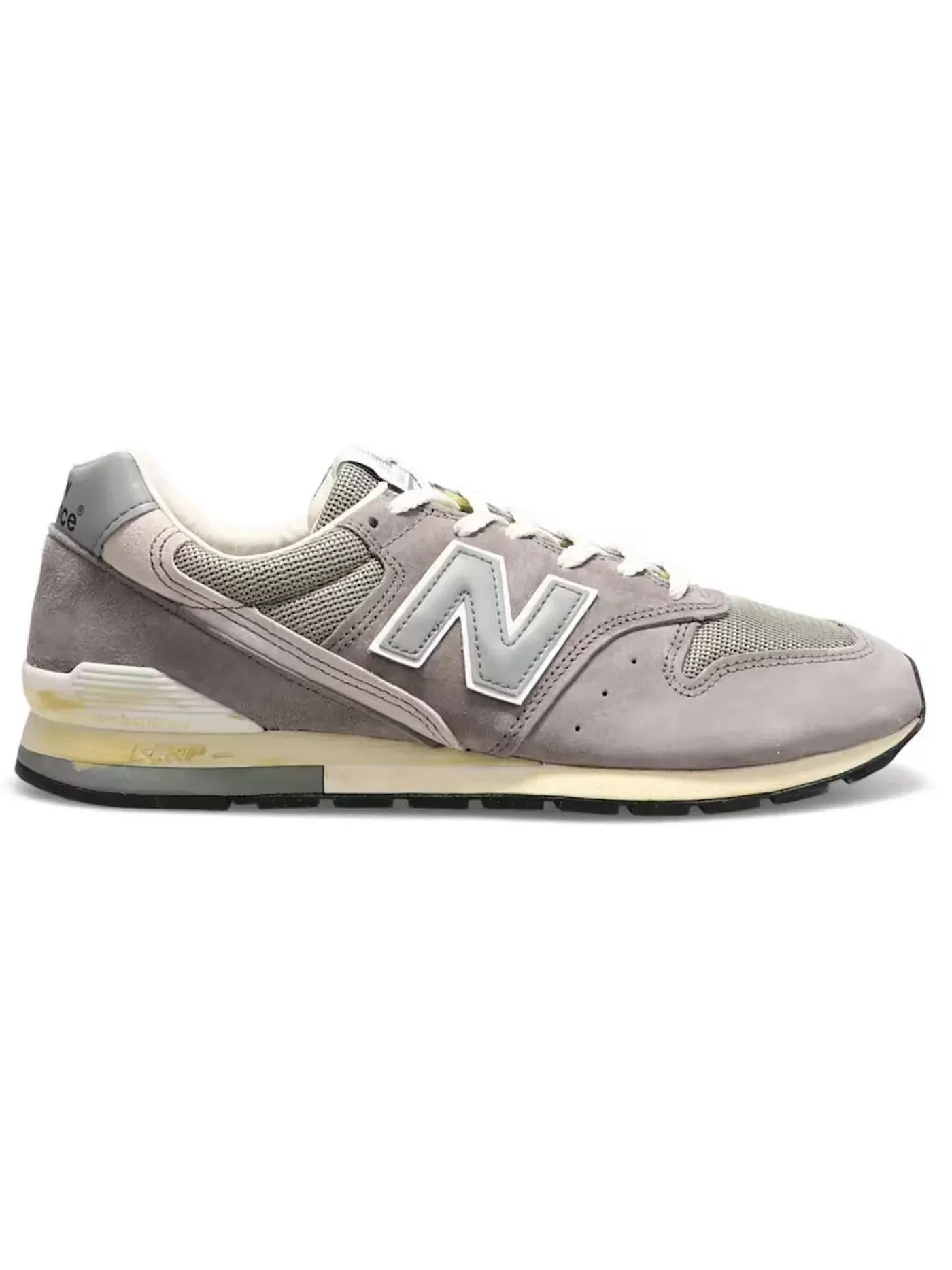 Мужские кроссовки с ретро-дизайном New Balance 996 — изображение 1 из 1, винтажный серый/белый