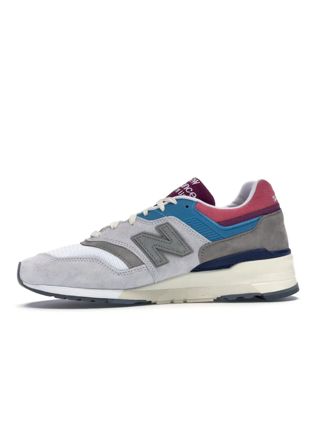 Мужские кроссовки Lifestyle New Balance 997 — изображение 3 из 4, белый/серый-розовый