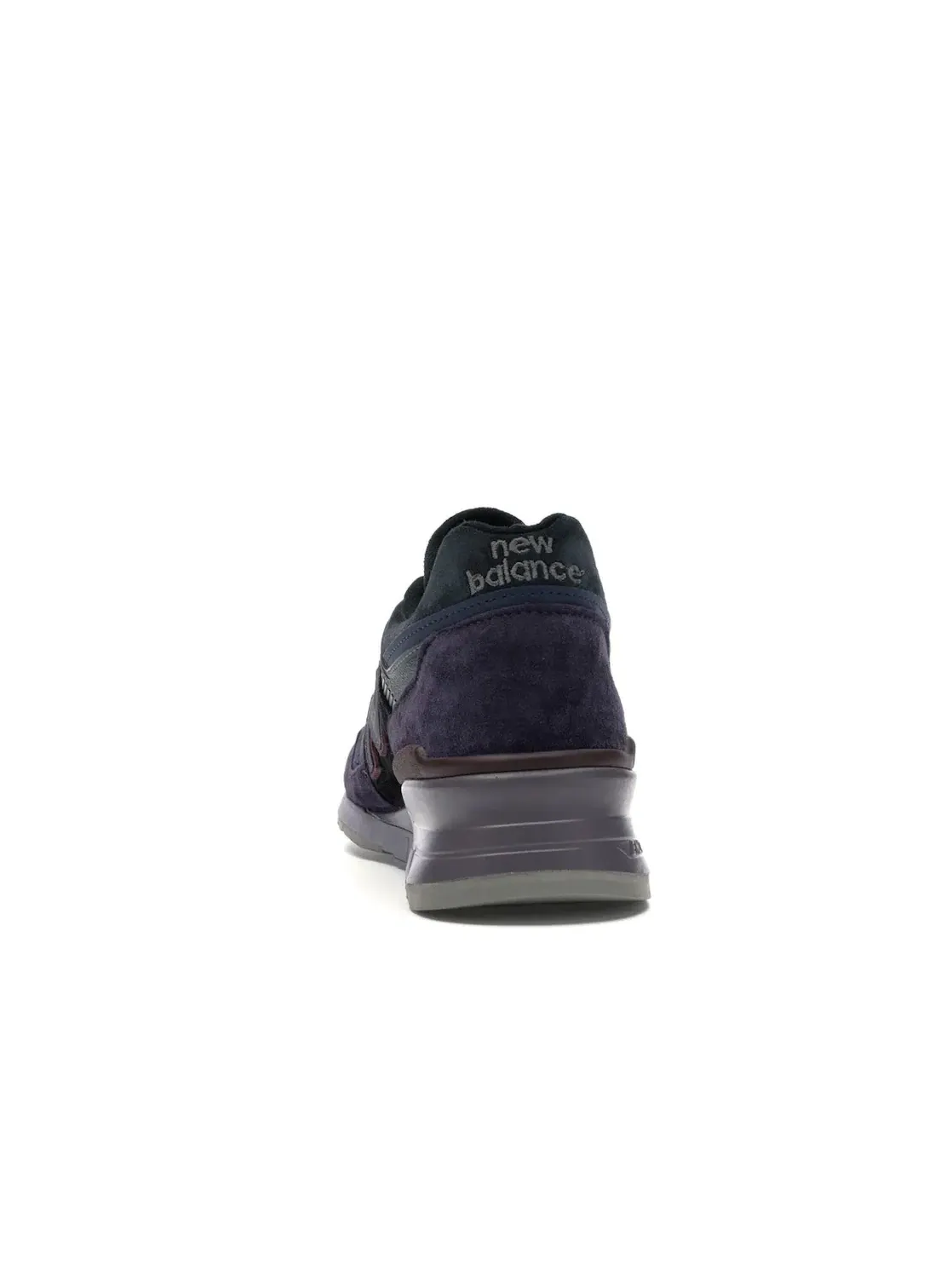 Мужские кроссовки с замшевыми вставками New Balance 997 — изображение 4 из 4, фиолетовый/черный-серый