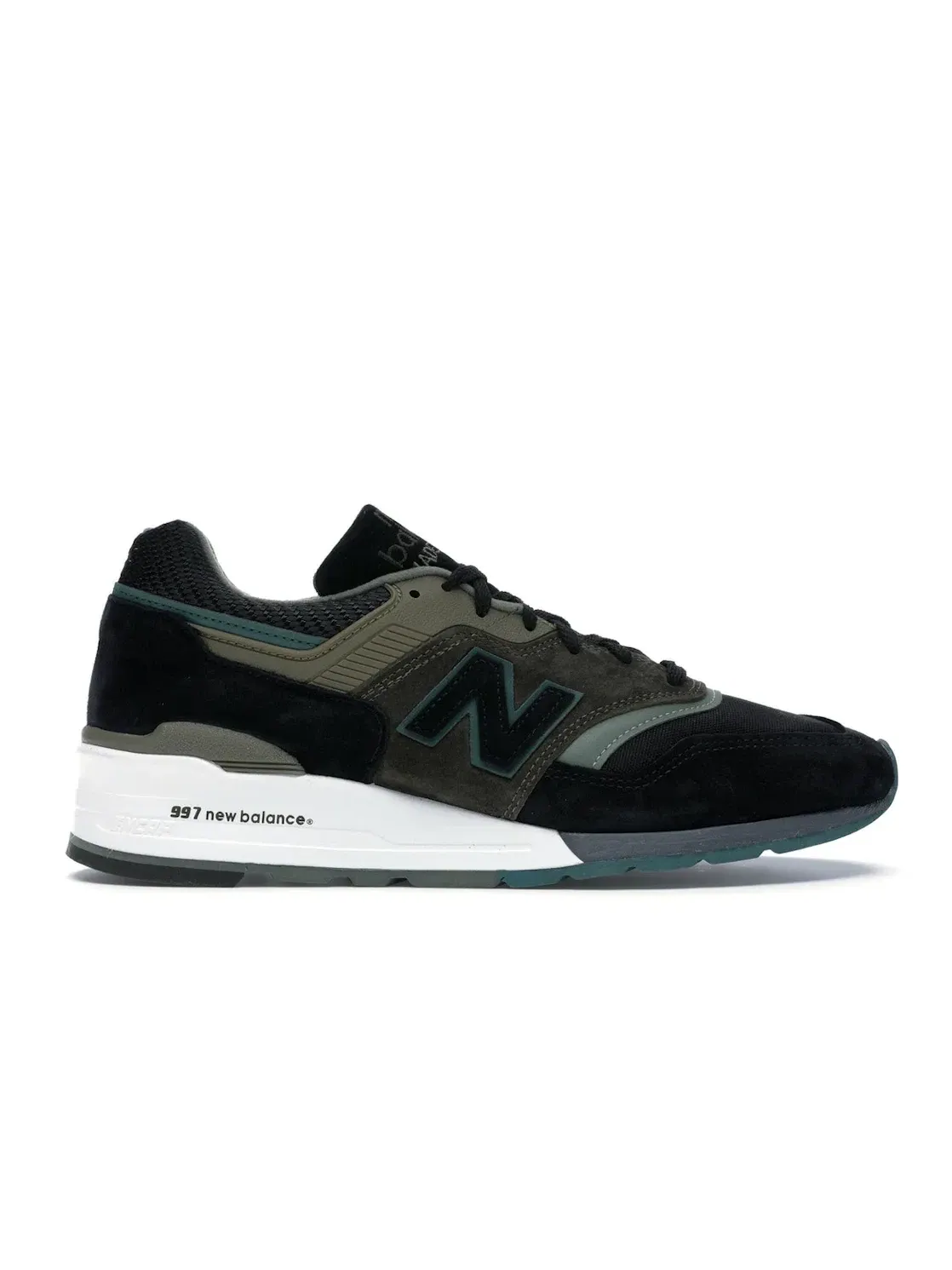 Мужские кроссовки Lifestyle New Balance 997 — изображение 1 из 4, черный/зеленый