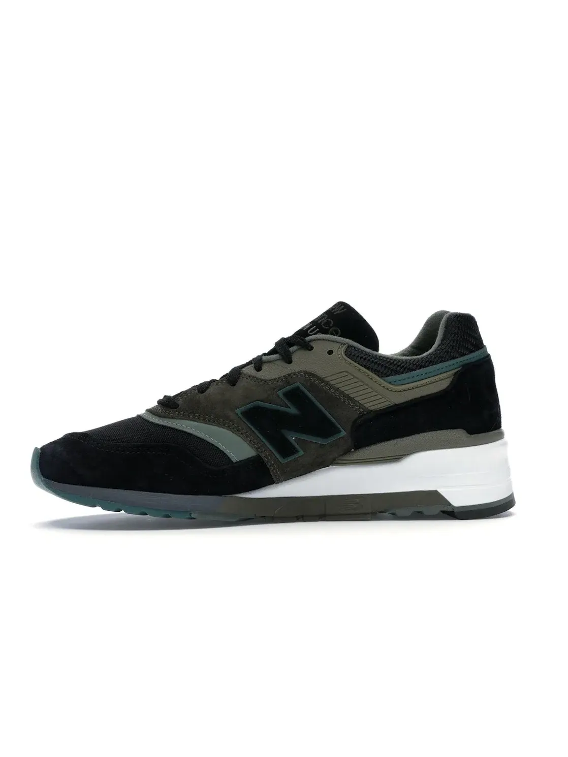 Мужские кроссовки Lifestyle New Balance 997 — изображение 3 из 4, черный/зеленый
