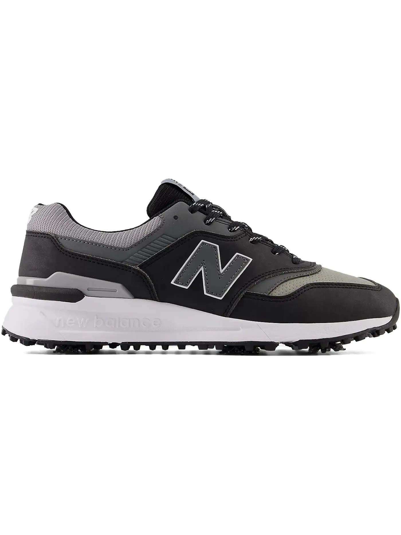 Мужские гольф-туфли New Balance 997 Golf — изображение 1 из 1, черный/серый