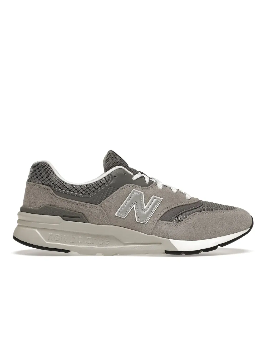 Мужские кроссовки с замшевыми вставками New Balance 997 — изображение 1 из 4, серебристый