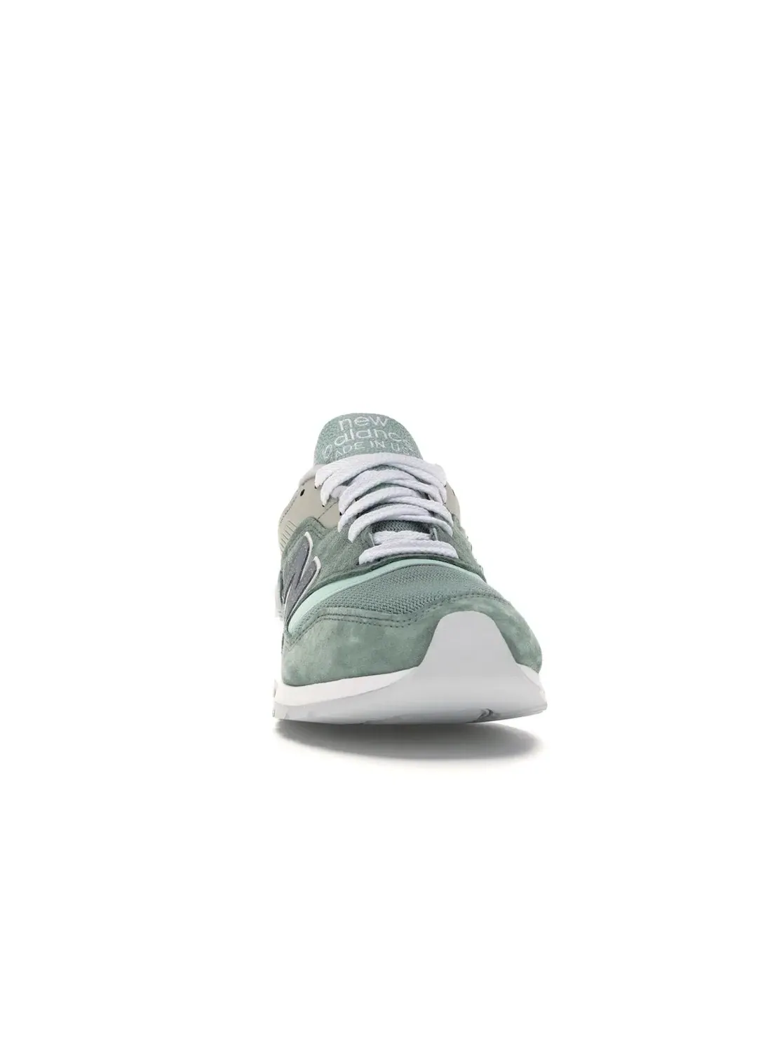 Мужские кроссовки с принтом New Balance 997 — изображение 2 из 4, зеленый/белый