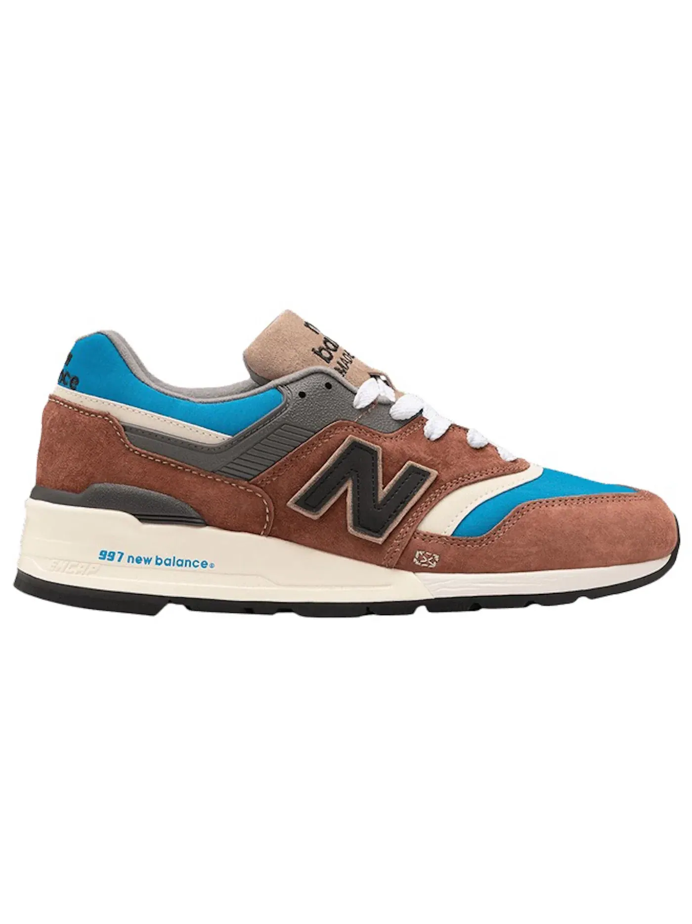Мужские кроссовки Lifestyle New Balance 997 — изображение 1 из 1, коричневый/синий/белый