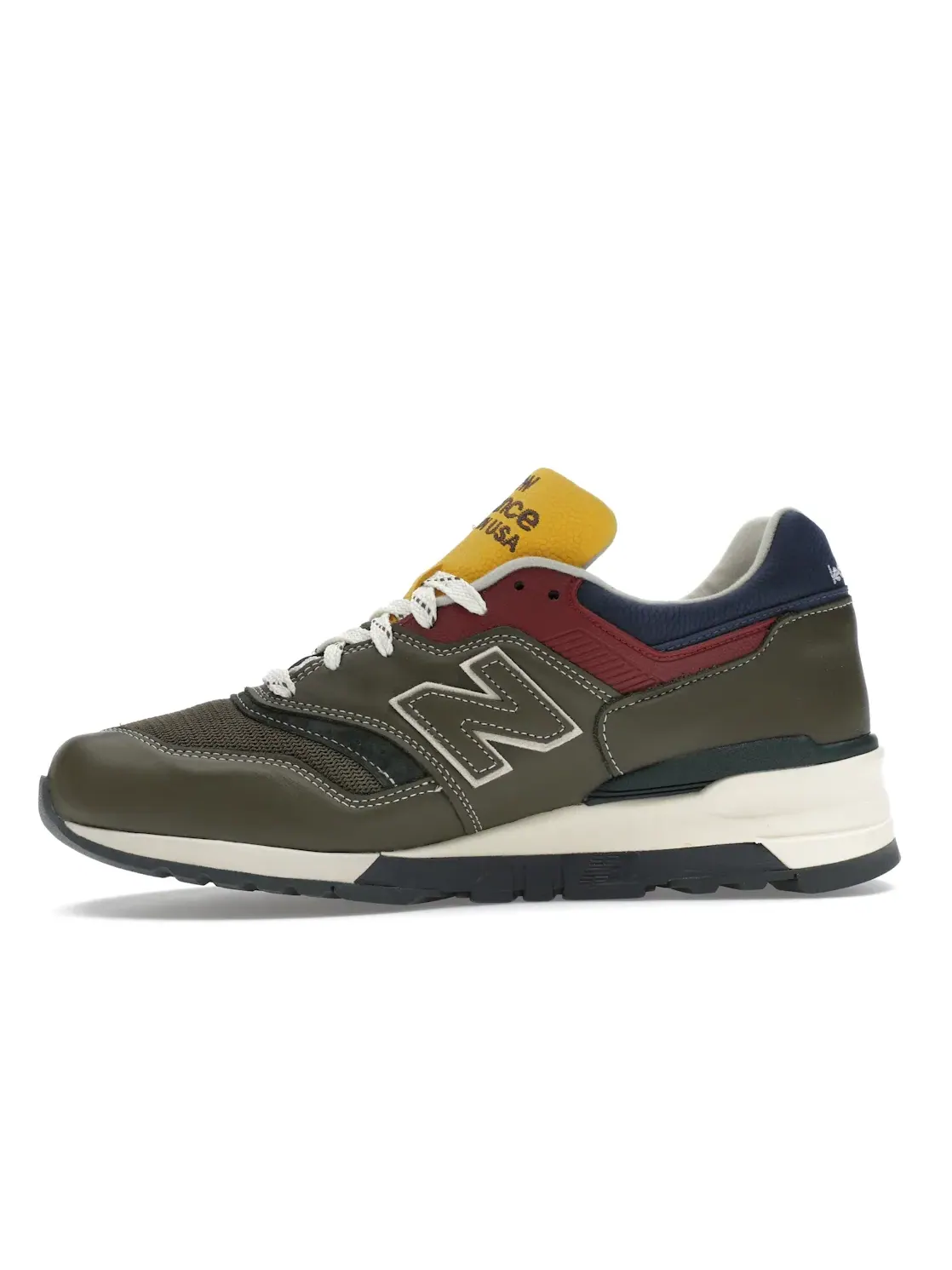 Мужские кроссовки Lifestyle New Balance 997 MiUSA Aimé Leon Dore — изображение 3 из 4, мох/ангора