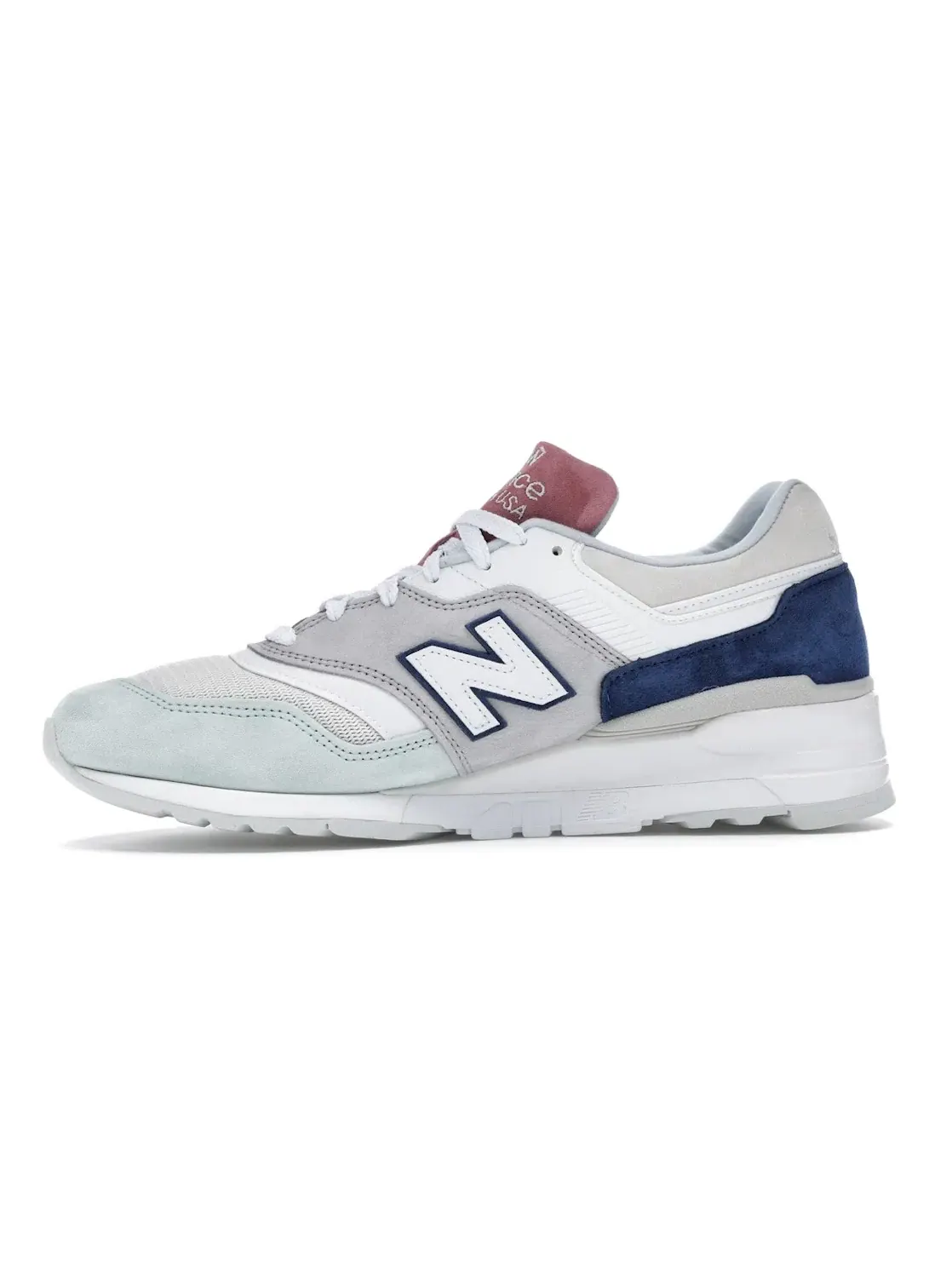 Мужские кроссовки Lifestyle New Balance 997 — изображение 3 из 4, серый/зеленый