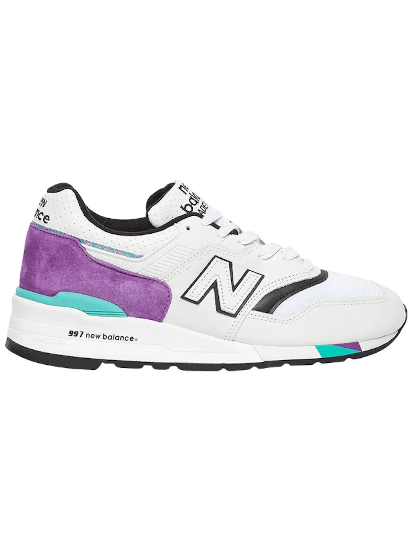 Мужские кроссовки Lifestyle New Balance 997 — изображение 1 из 1, белый фиолетовый