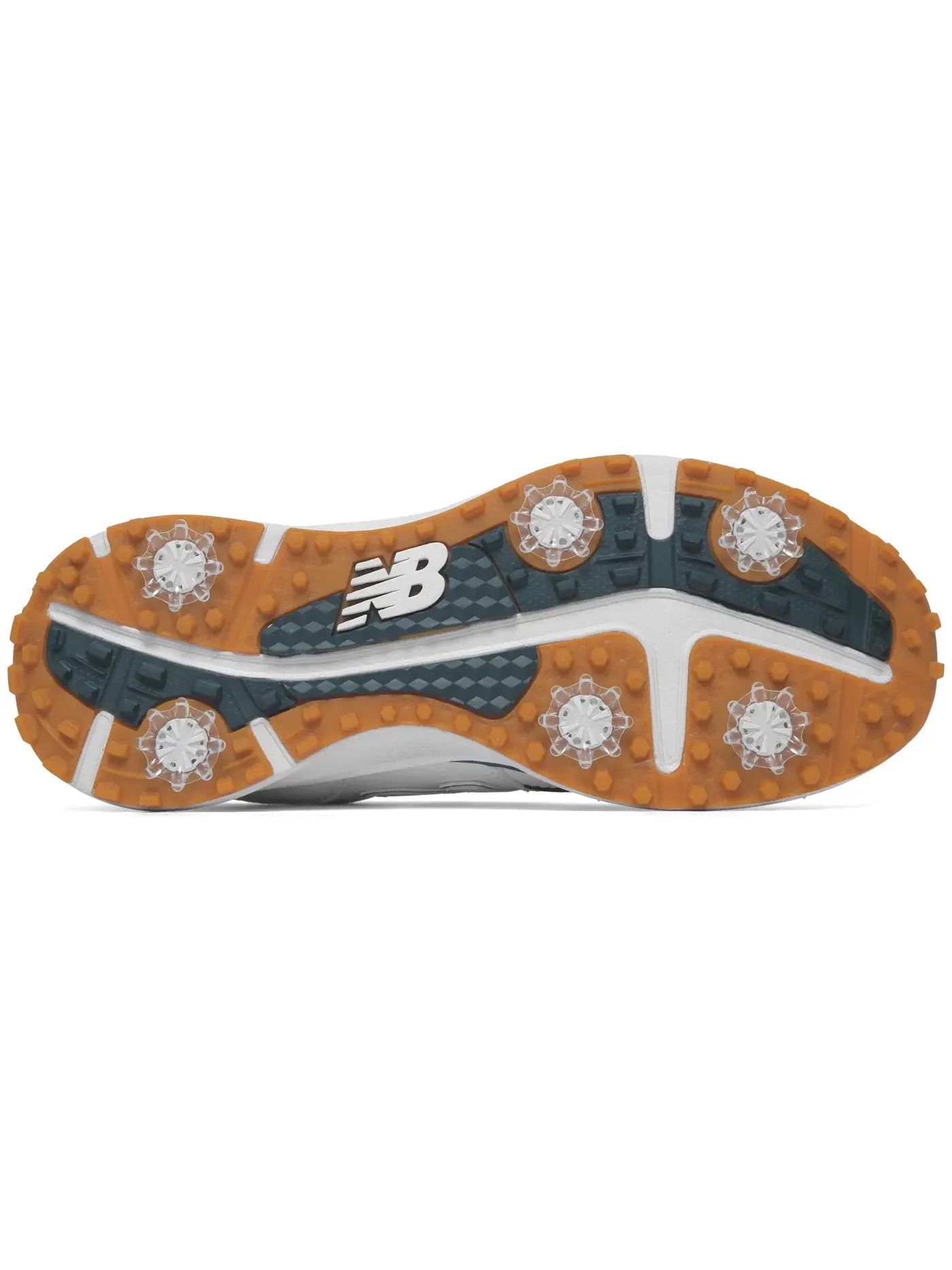 Мужские кроссовки для гольфа с водоотталкивающим верхом New Balance 997G Malbon Golf — изображение 4 из 4, белый/зеленый
