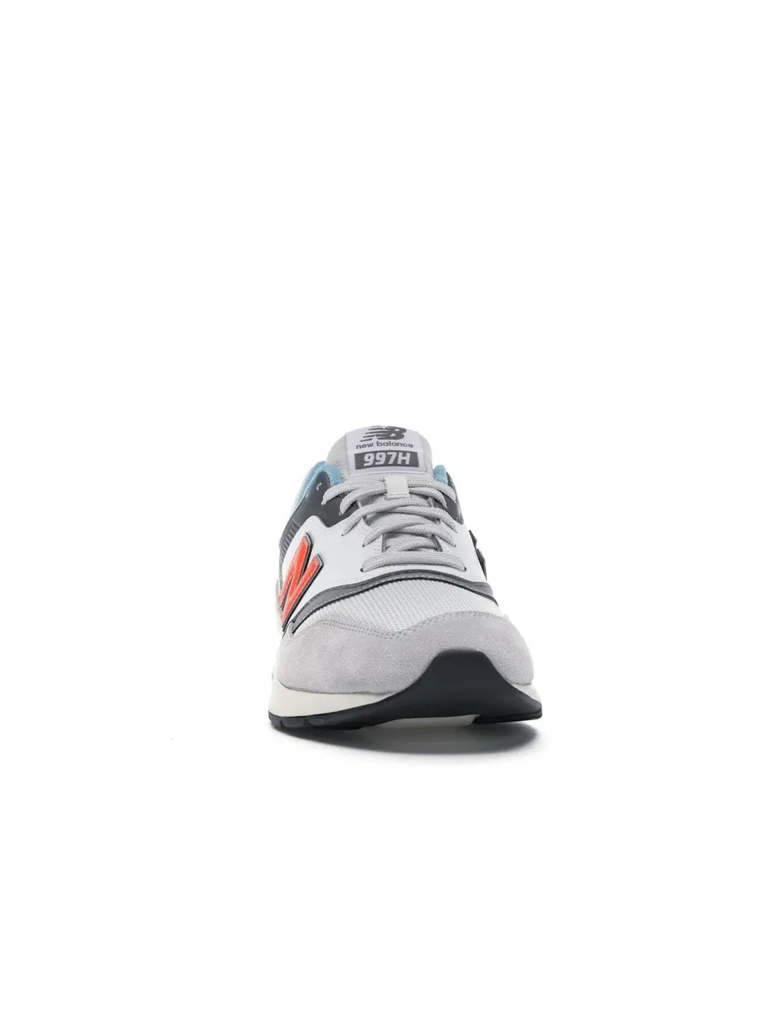 Мужские кроссовки с сетчатым верхом New Balance 997H Rain Cloud — изображение 2 из 4, белый/серый-оранжевый