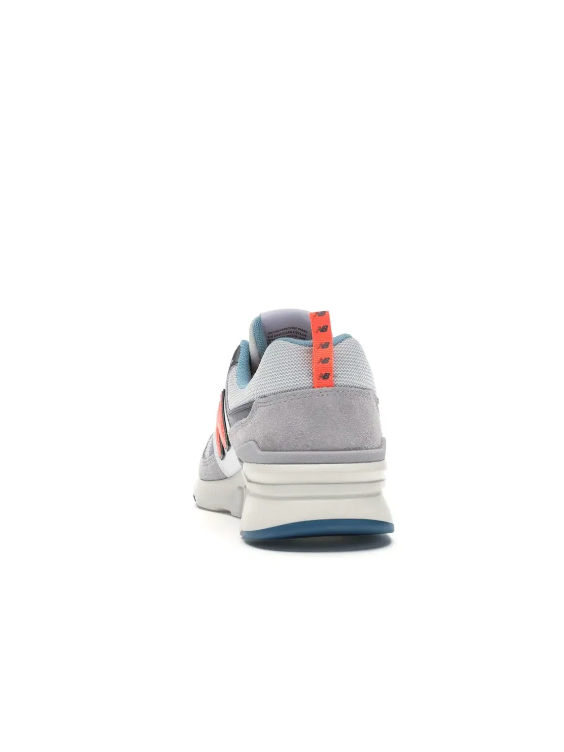 Мужские кроссовки с сетчатым верхом New Balance 997H Rain Cloud — изображение 4 из 4, белый/серый-оранжевый