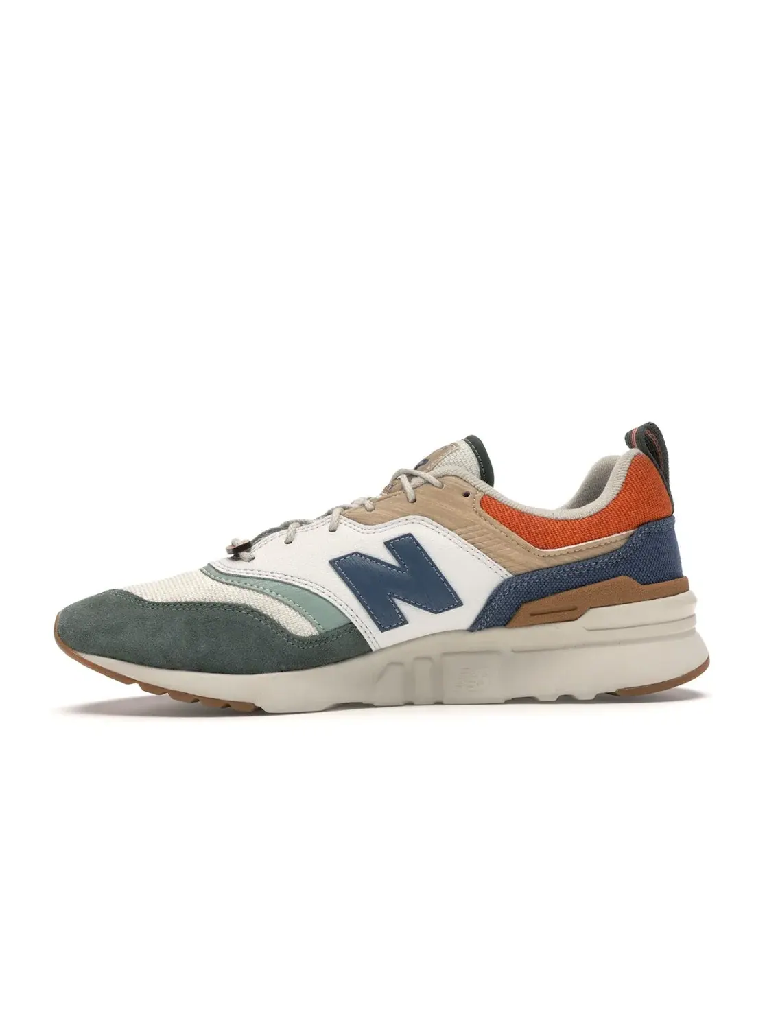 Мужские кроссовки с комбинированным верхом New Balance 997H — изображение 3 из 4, зеленый/синий