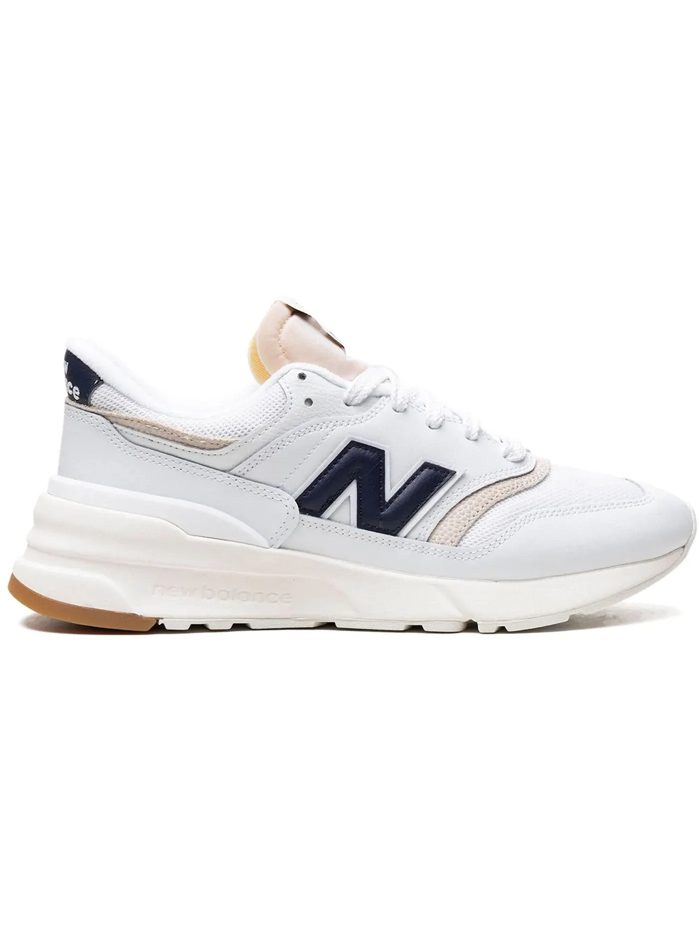 Мужские кроссовки Lifestyle New Balance 997R — изображение 1 из 1, белый/темно-синий