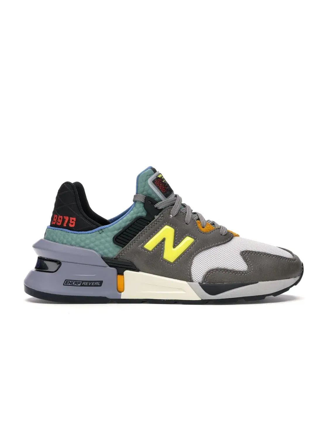 Мужские кроссовки Lifestyle New Balance 997S Bodega No Bad Days — изображение 1 из 4, темно-серый/желтый
