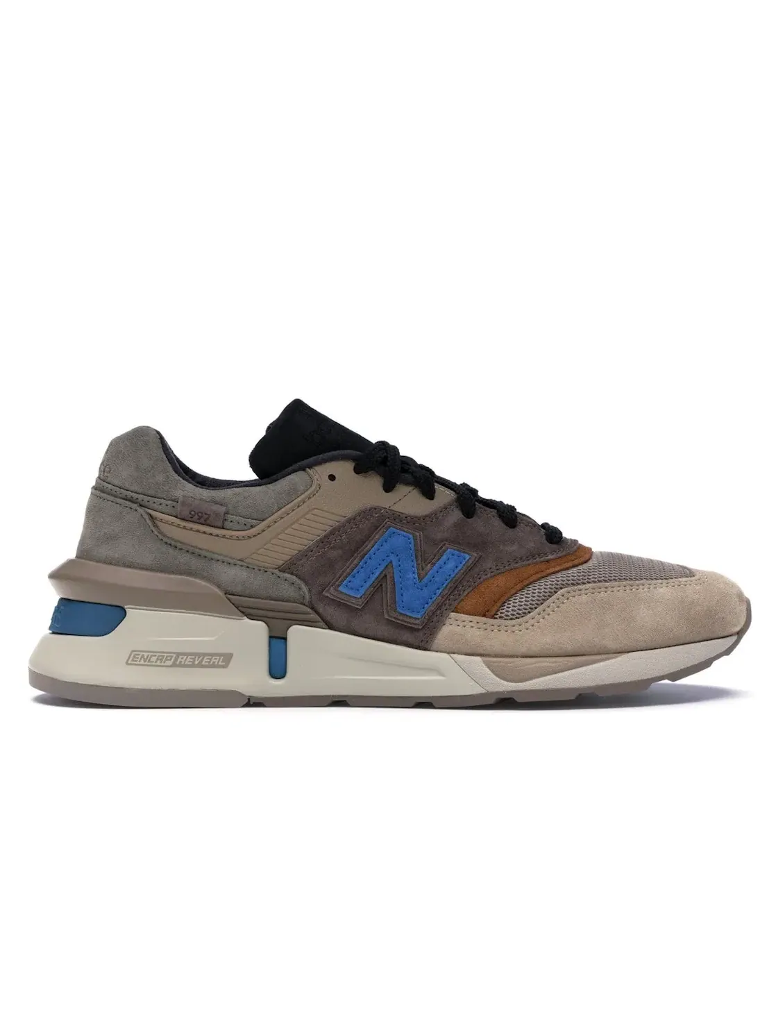 Мужские кроссовки Lifestyle New Balance 997S Fusion Kith x nonnative — изображение 1 из 4, коричневый/черный-синий