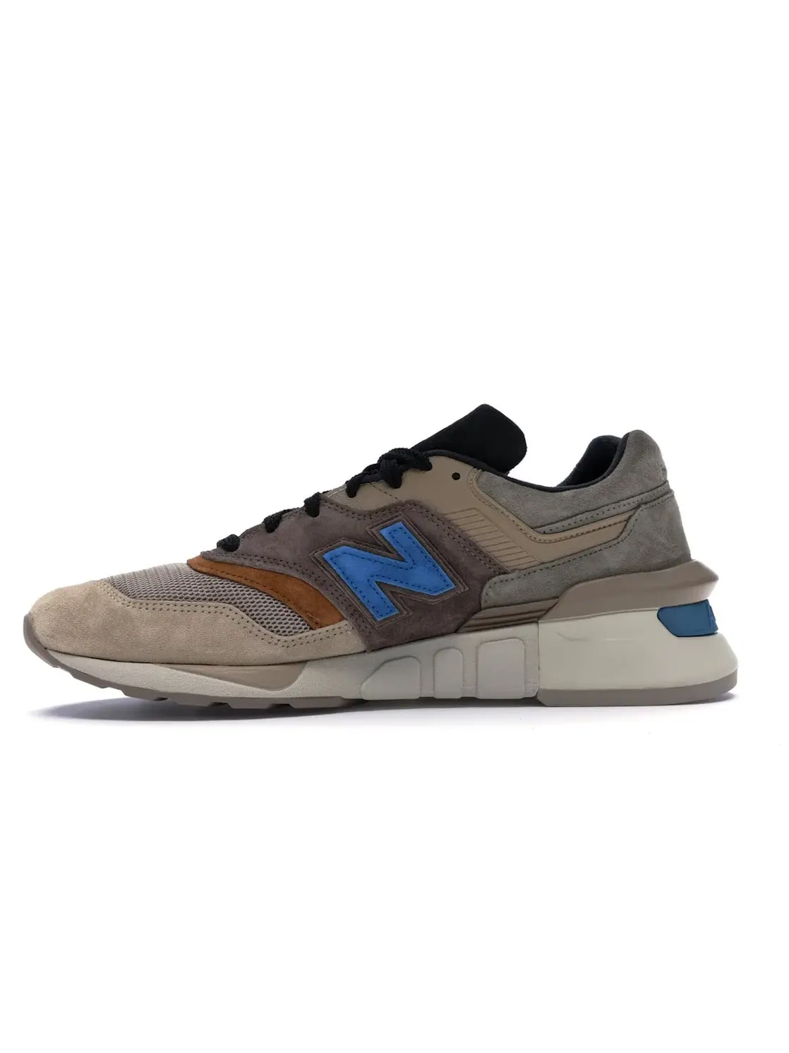 Мужские кроссовки Lifestyle New Balance 997S Fusion Kith x nonnative — изображение 3 из 4, коричневый/черный-синий