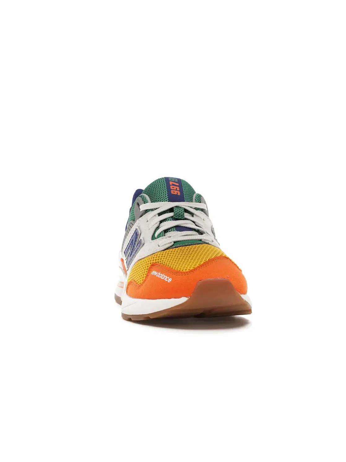 Мужские кроссовки Lifestyle с технологиями ENCAP и ABZORB New Balance 997S — изображение 2 из 4, оранжевый/-зеленый-синий