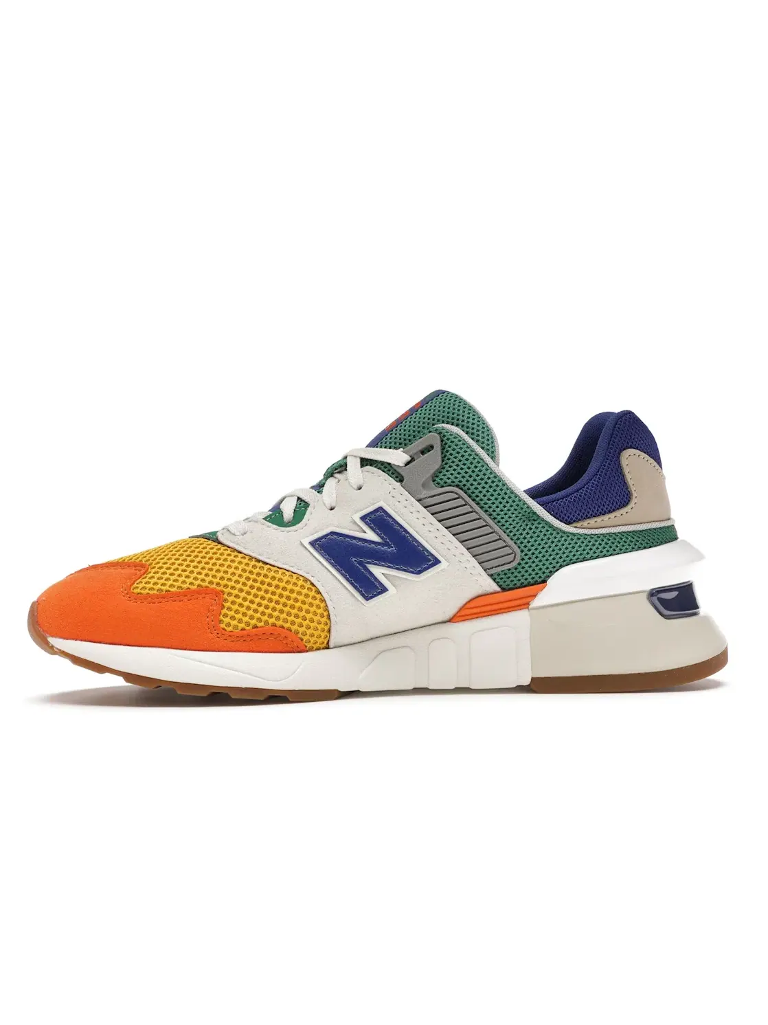 Мужские кроссовки Lifestyle с технологиями ENCAP и ABZORB New Balance 997S — изображение 3 из 4, оранжевый/-зеленый-синий