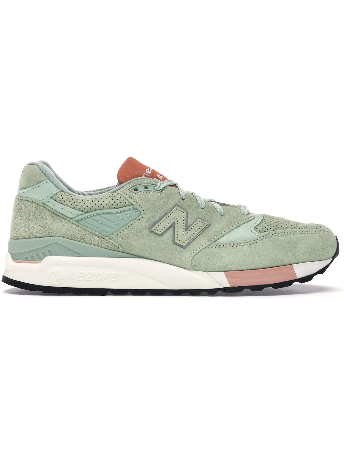 Мужские кроссовки Lifestyle New Balance 998 Concepts x Tannery — изображение 1 из 1, мятный