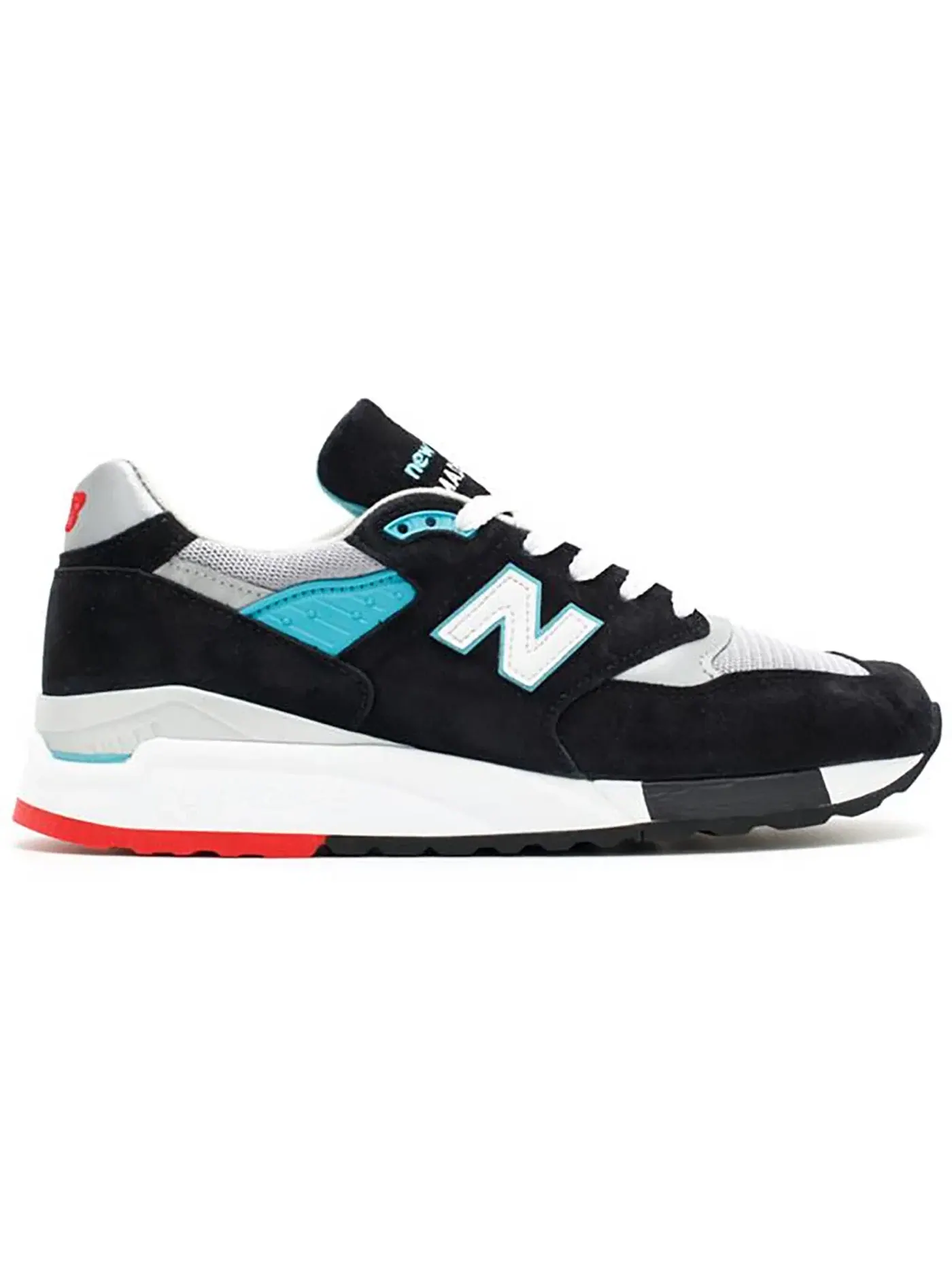 Мужские кроссовки Lifestyle New Balance 998 — изображение 1 из 1, черный/серый