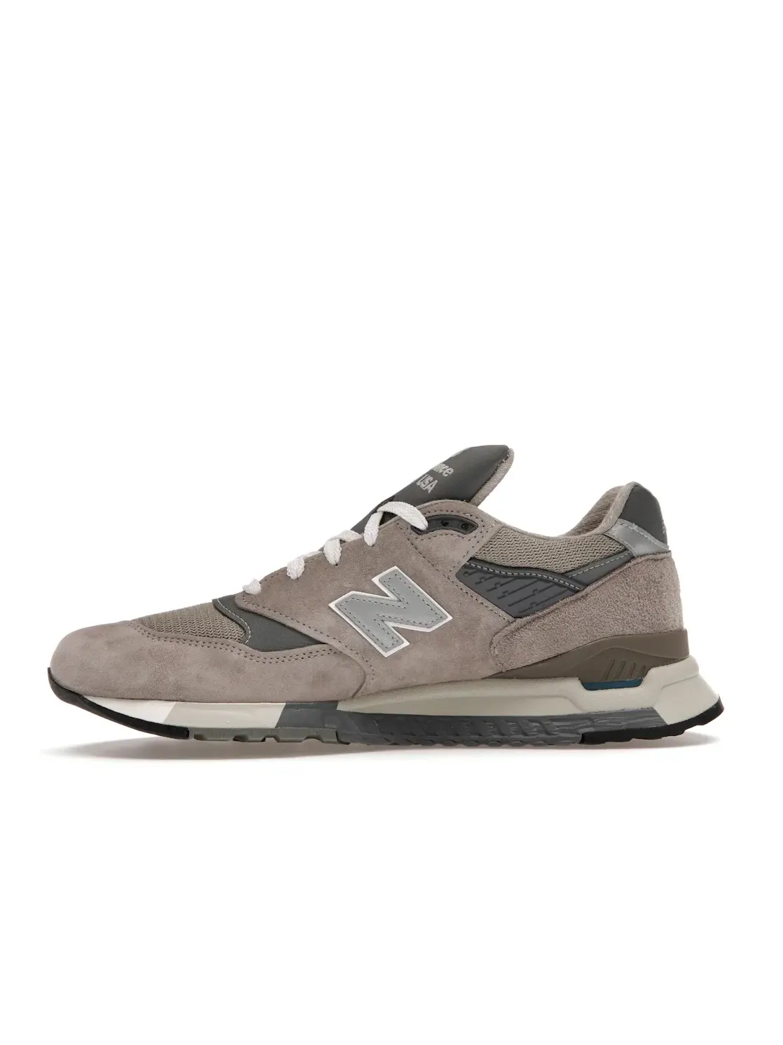 Мужские кроссовки с замшевым верхом New Balance 998 Core — изображение 3 из 4, серый/серебристый