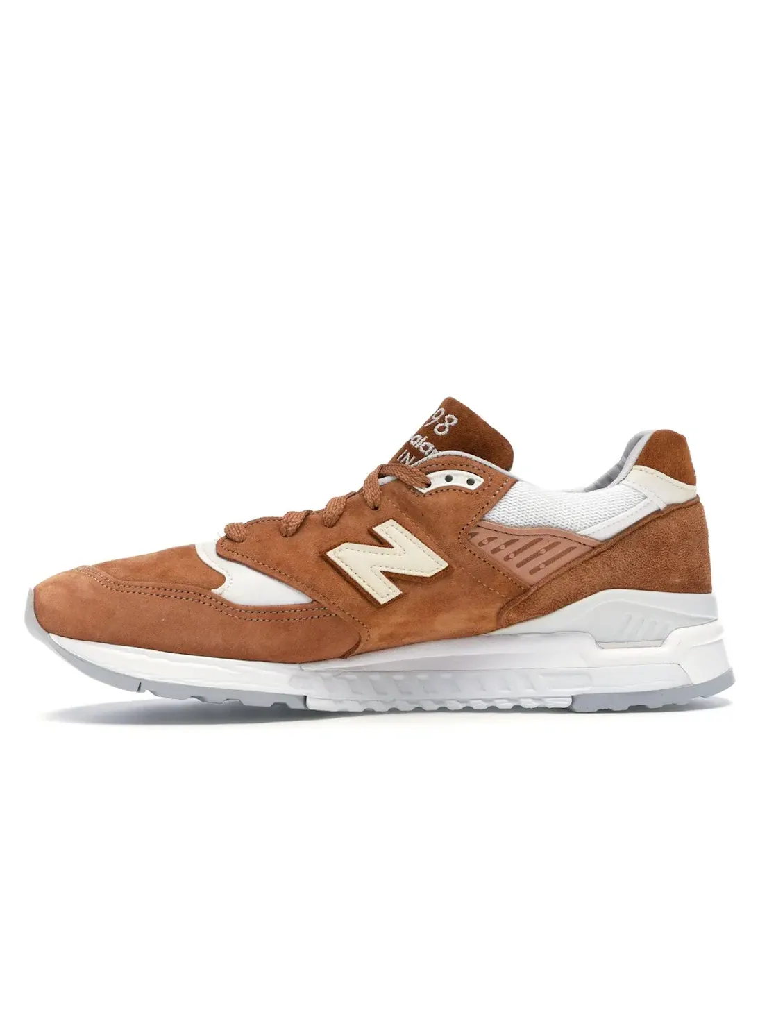 Мужские кроссовки Lifestyle New Balance 998 — изображение 3 из 4, коричневый белый