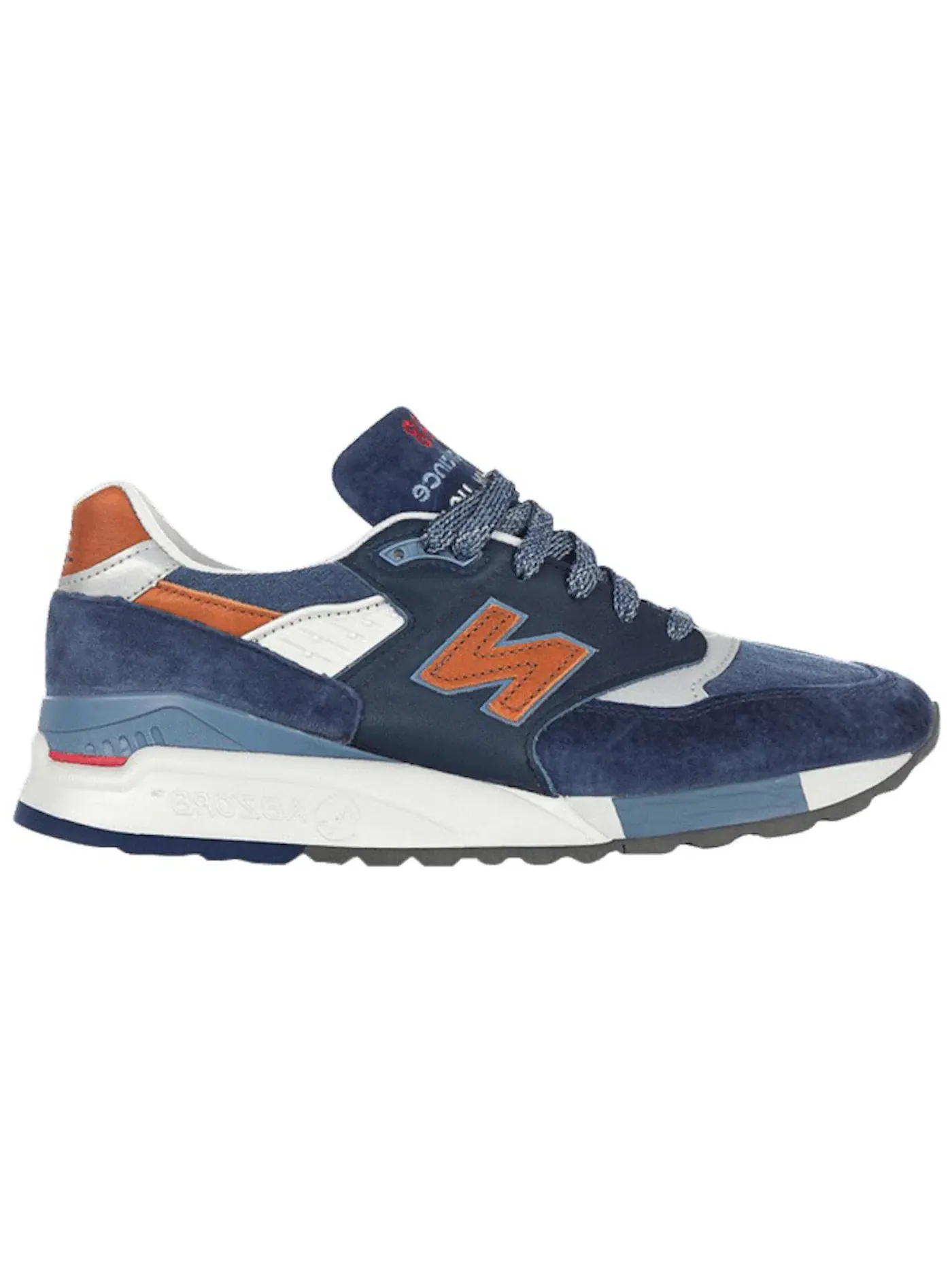 Мужские кроссовки Lifestyle New Balance 998 — изображение 1 из 1, темно-синий/синий