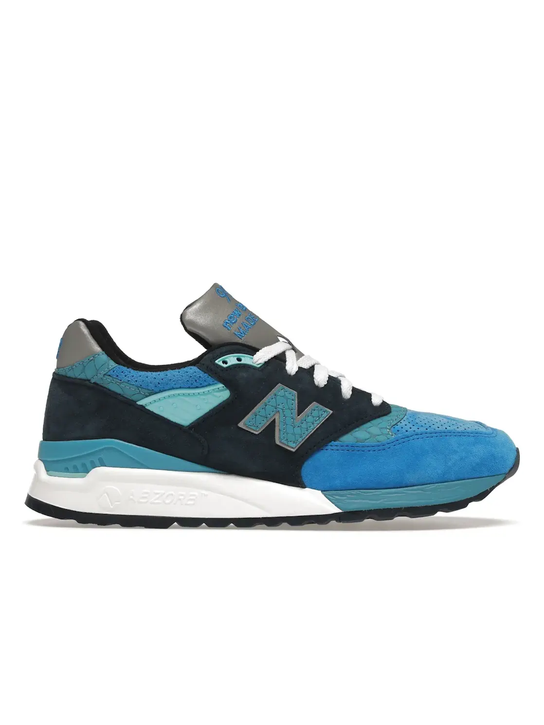 Мужские кроссовки Lifestyle New Balance 998 — изображение 1 из 4, синий серебристый