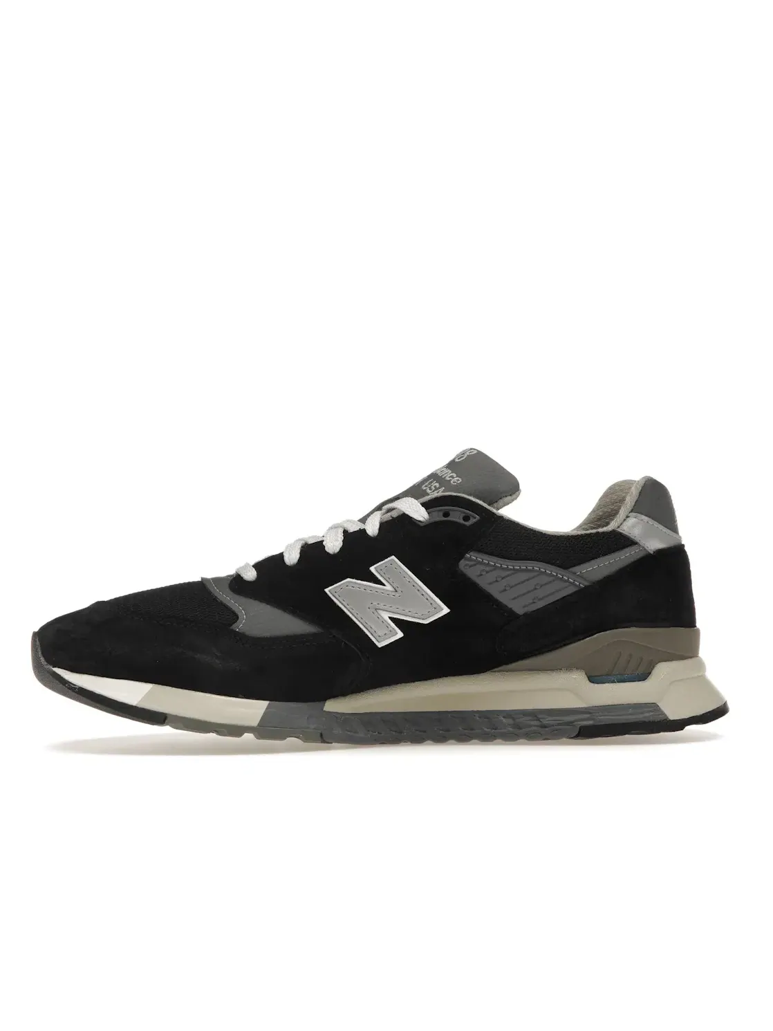 Мужские кроссовки Lifestyle New Balance 998 — изображение 3 из 4, черный/серебристый