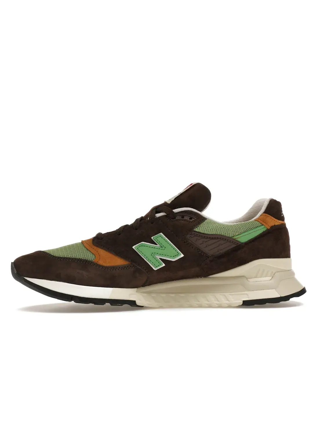 Мужские кроссовки Lifestyle New Balance 998 — изображение 3 из 4, коричневый зеленый