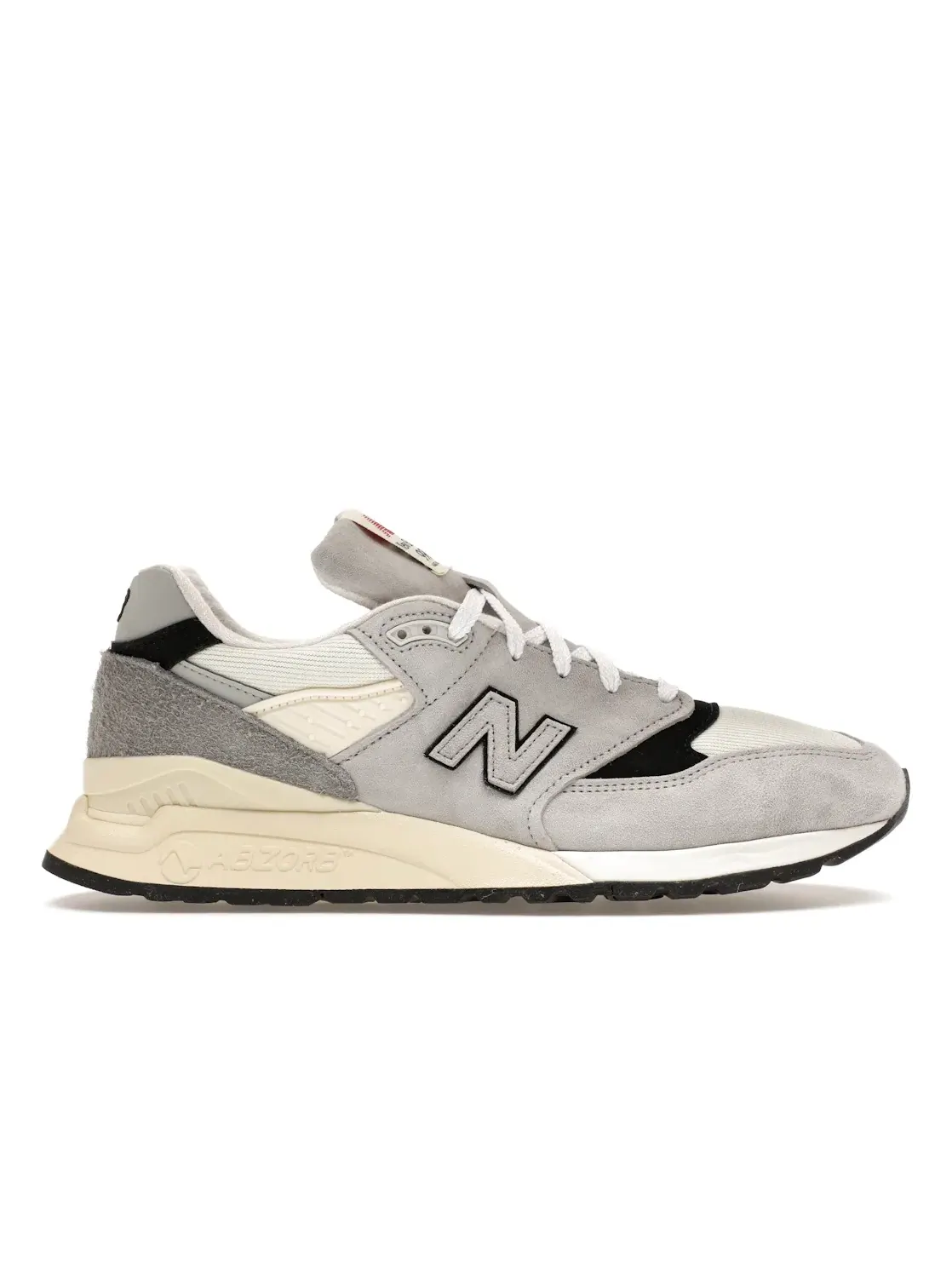 Мужские кроссовки с замшевыми вставками New Balance 998 — изображение 1 из 4, серый/кремовый