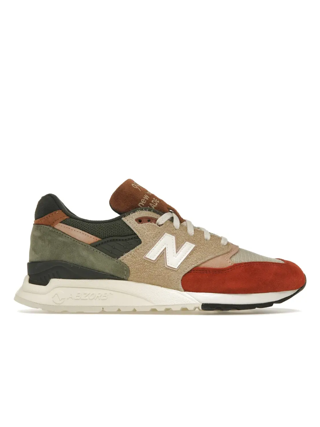 Мужские кроссовки Lifestyle с замшевым верхом New Balance 998 — изображение 1 из 4, бежевый