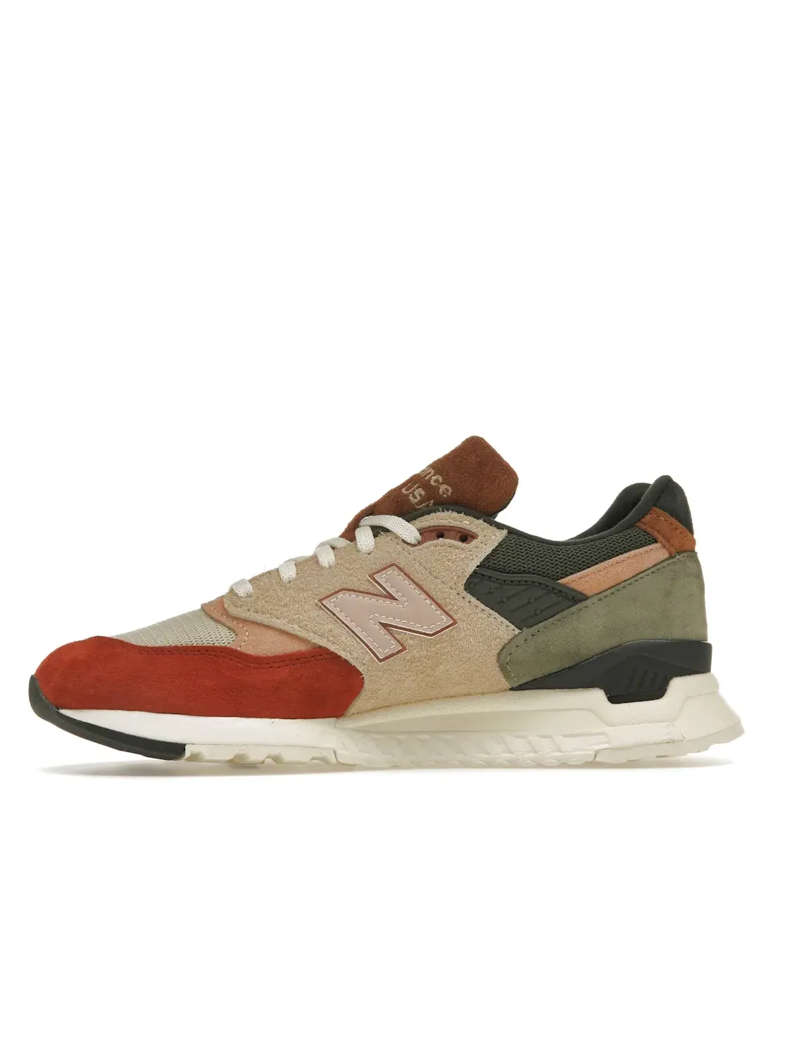 Мужские кроссовки Lifestyle с замшевым верхом New Balance 998 — изображение 3 из 4, бежевый
