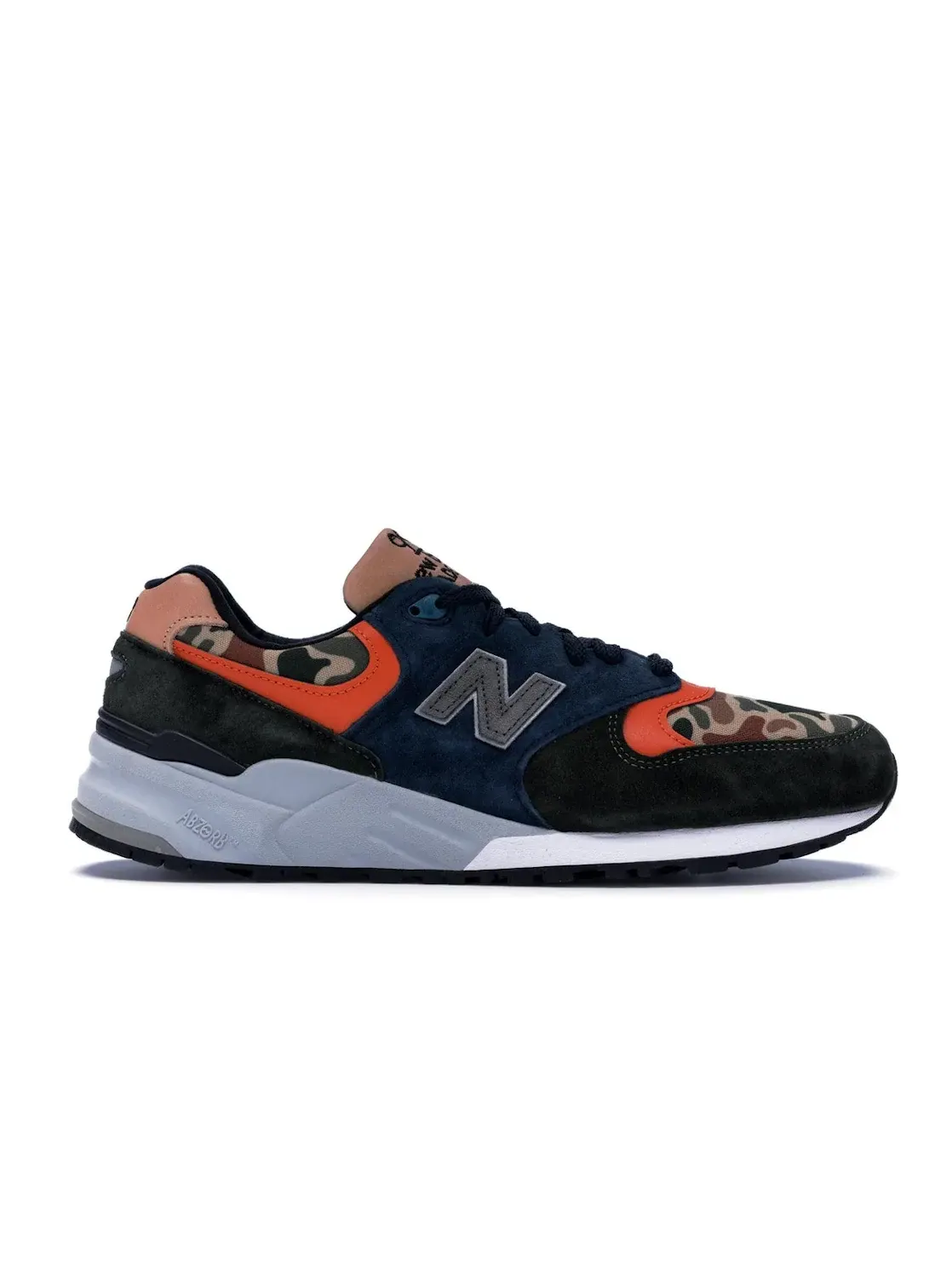 Мужские кроссовки Lifestyle New Balance 999 — изображение 1 из 4, зеленый/синий-оранжевый