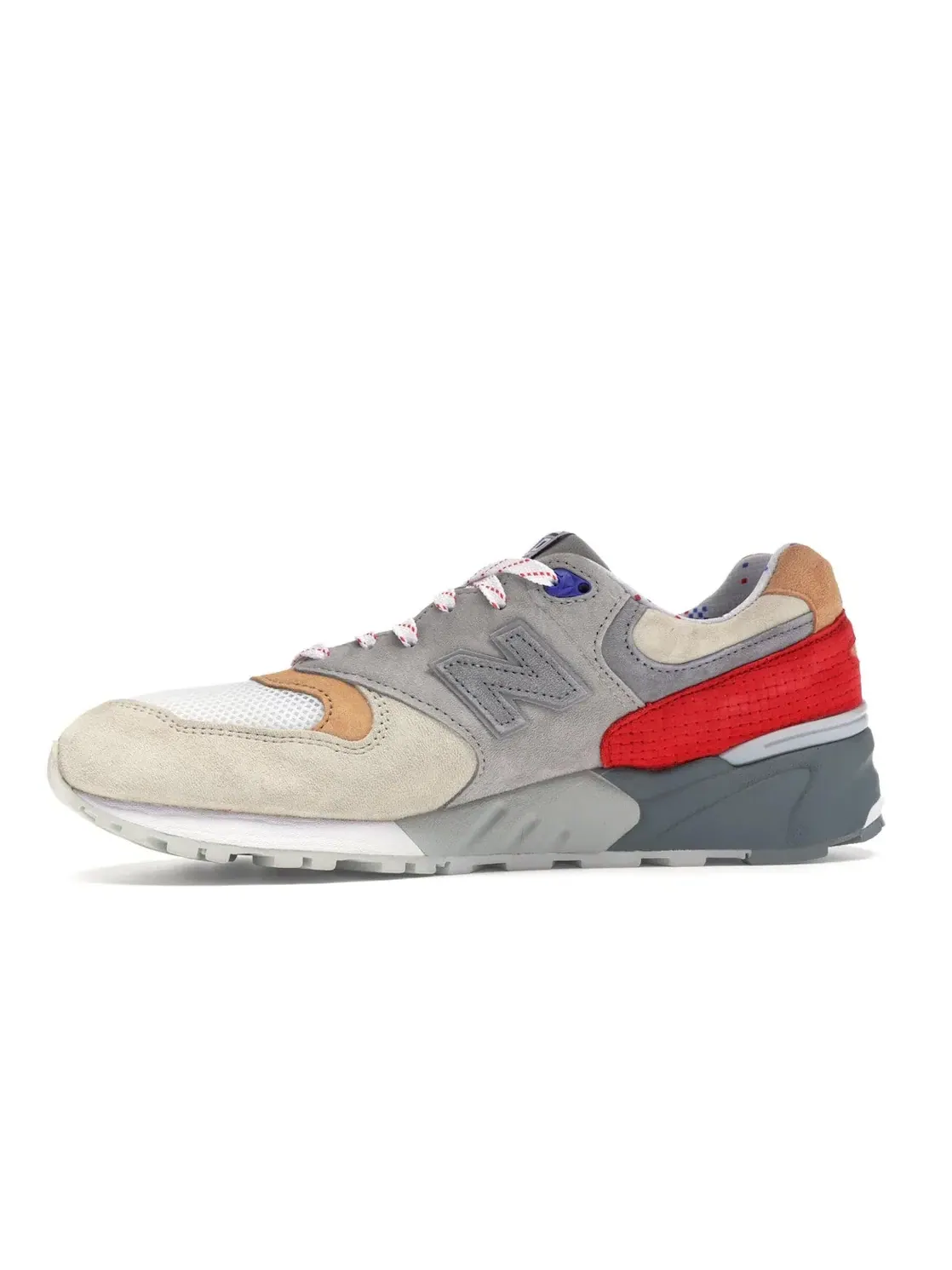 Мужские кроссовки lifestyle с принтом New Balance 999 — изображение 3 из 4, серый/белый