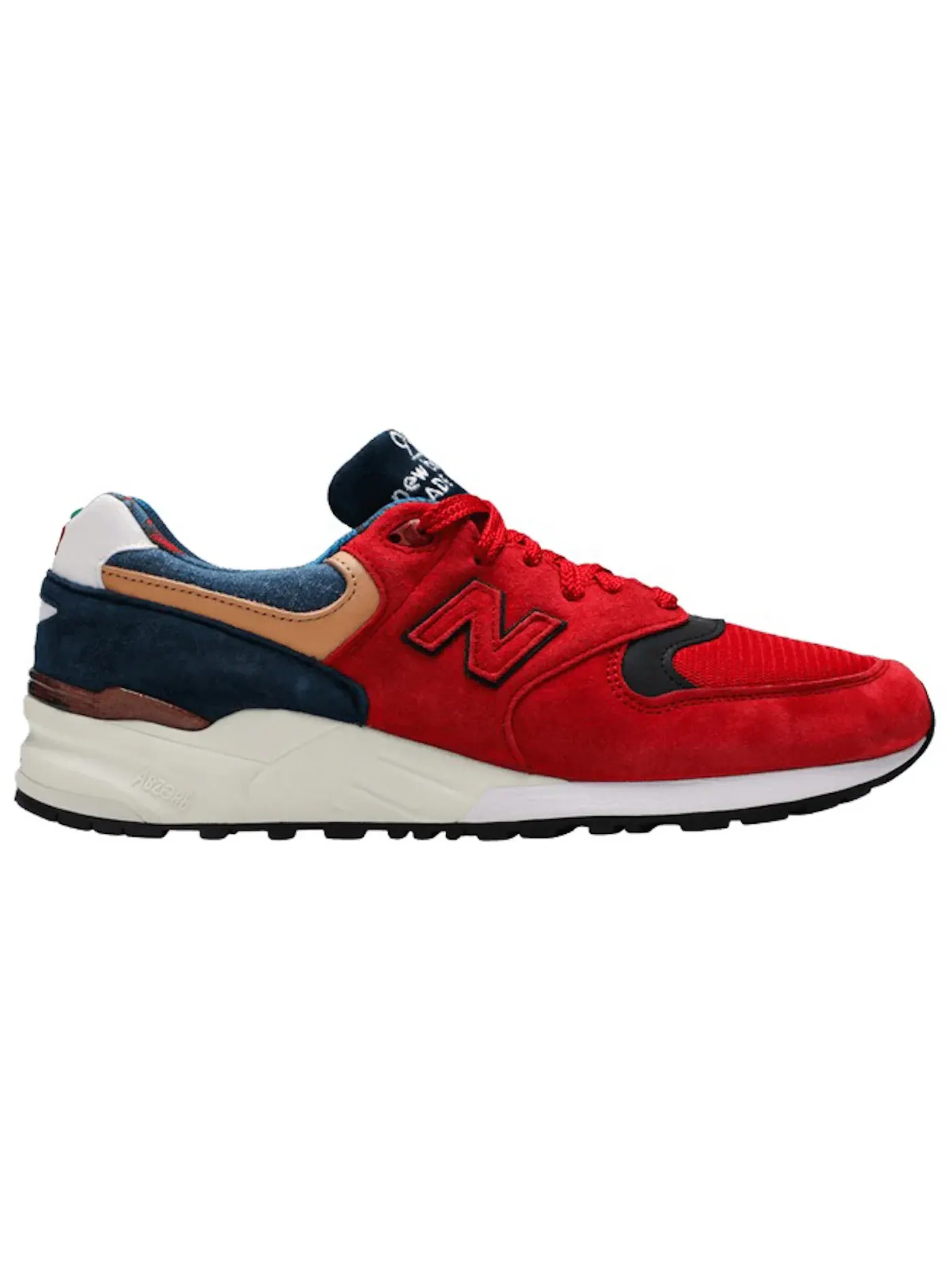 Мужские кроссовки Lifestyle New Balance 999 — изображение 1 из 1, красный/темно-синий
