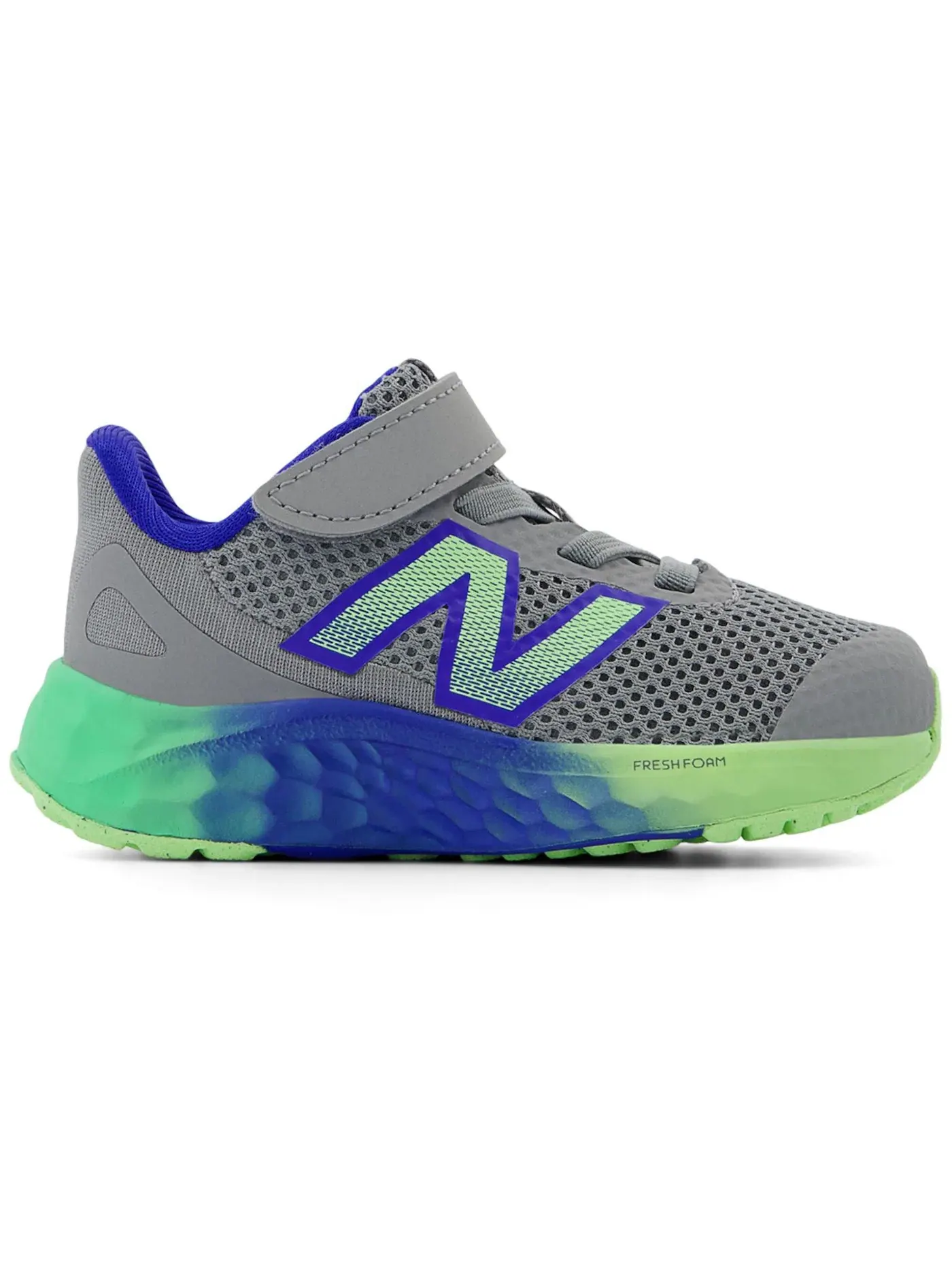 Детские кроссовки с шнуровкой New Balance Arishi HL — изображение 1 из 1, серый/синий