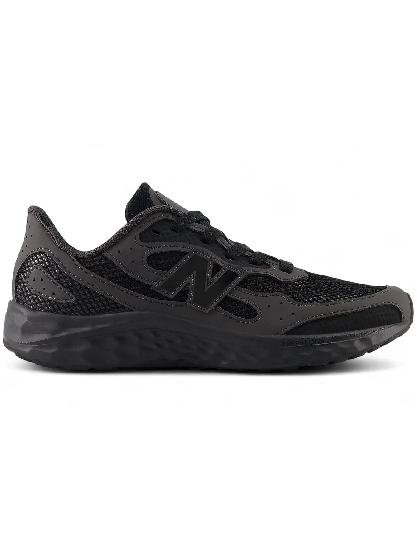 Детские кроссовки для мальчиков с шнуровкой New Balance Arishi Lace — изображение 1 из 1, черный черный