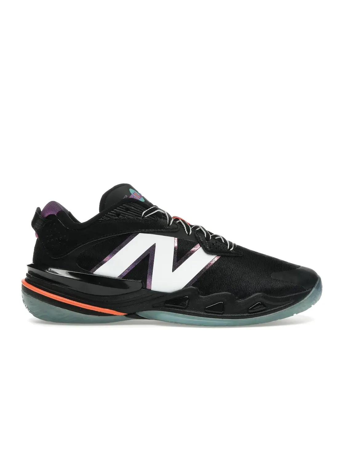 Мужские кроссовки для баскетбола New Balance BB Hesi Low v2 — изображение 1 из 4, черный//оранжевый