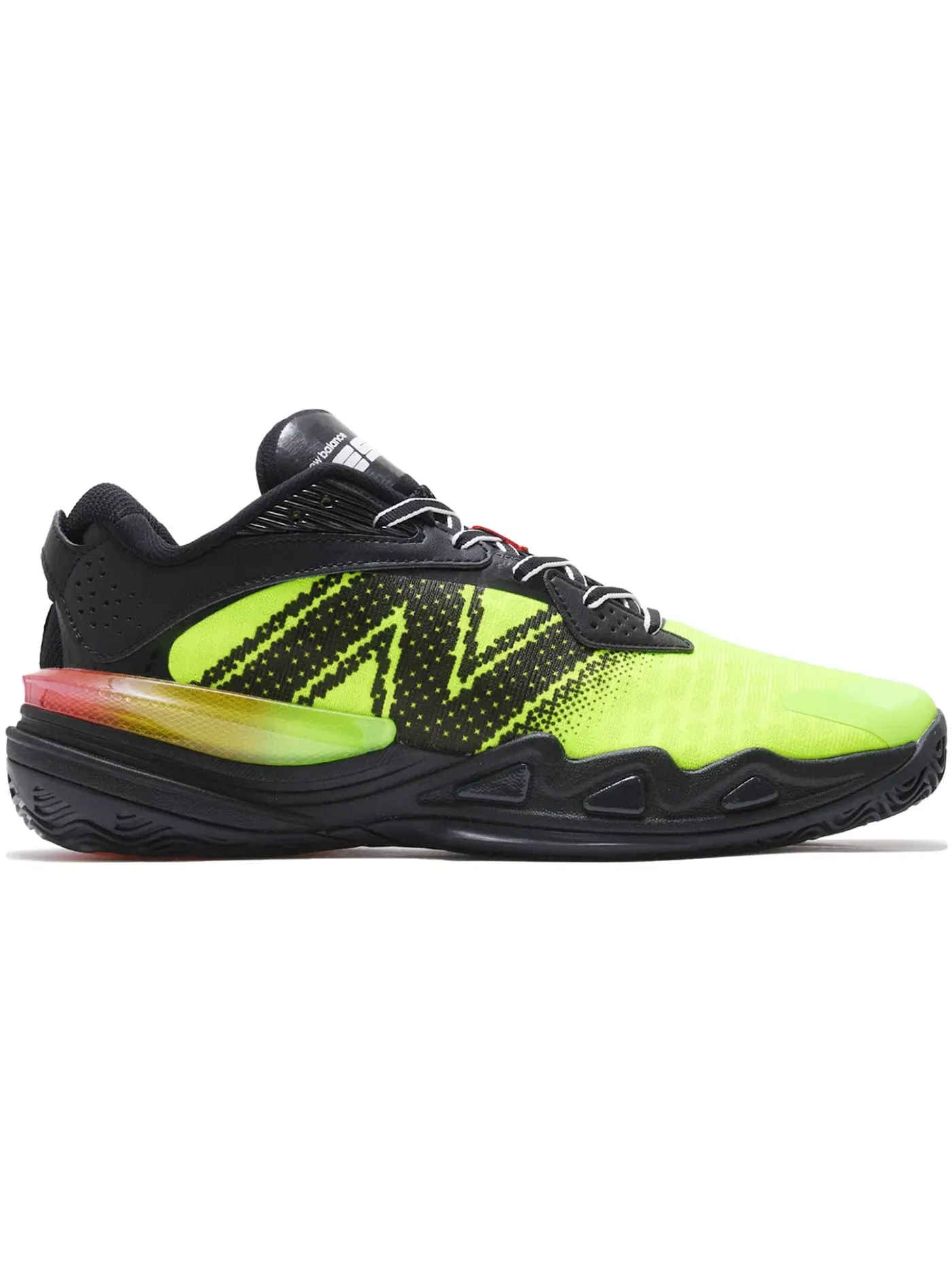 Мужские кроссовки с принтом BB Hesi Low v2 New Balance — изображение 1 из 1, зеленый/черный