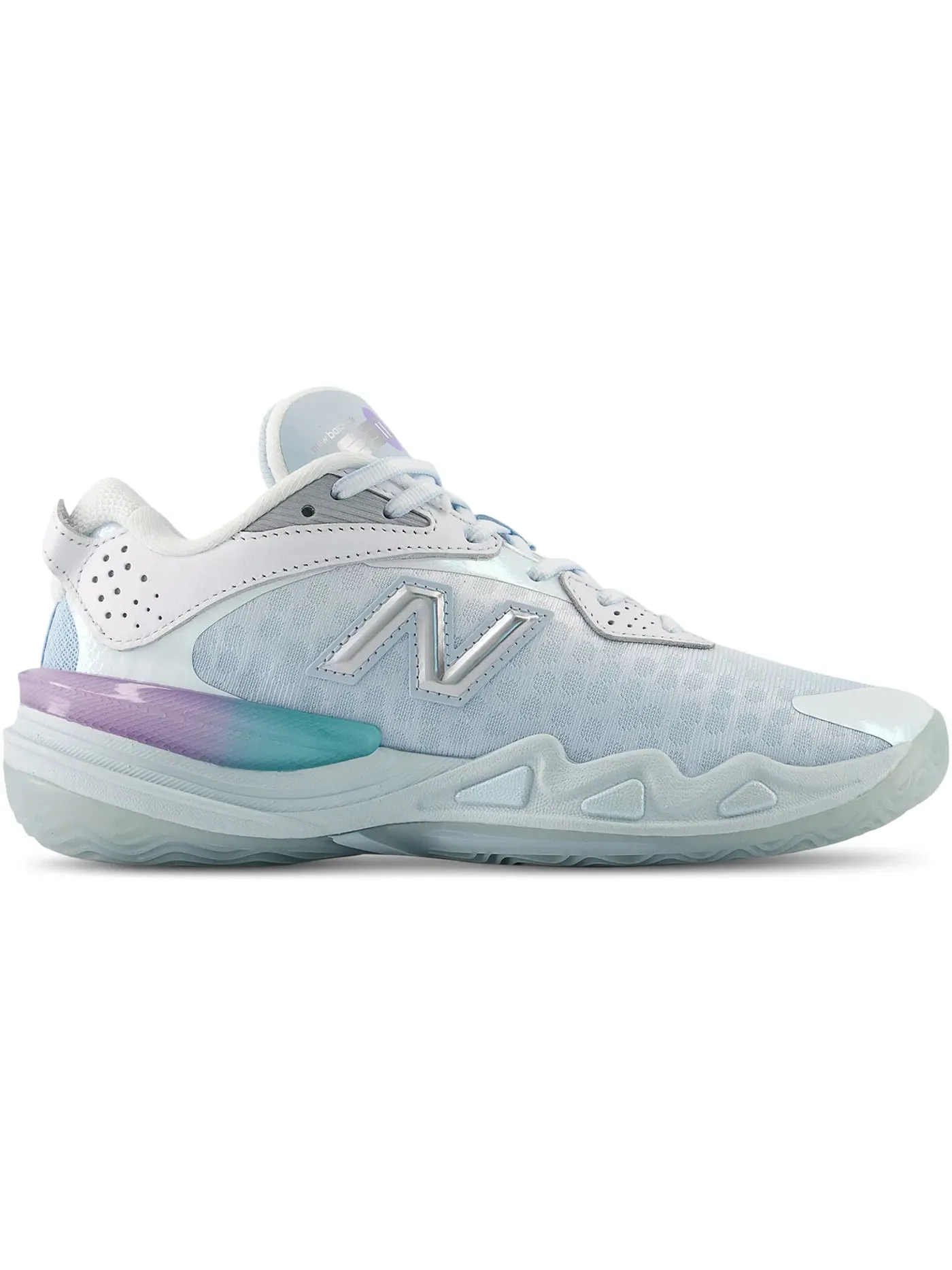 Мужские кроссовки для баскетбола New Balance BB Hesi Low v2 — изображение 1 из 1, серый/синий