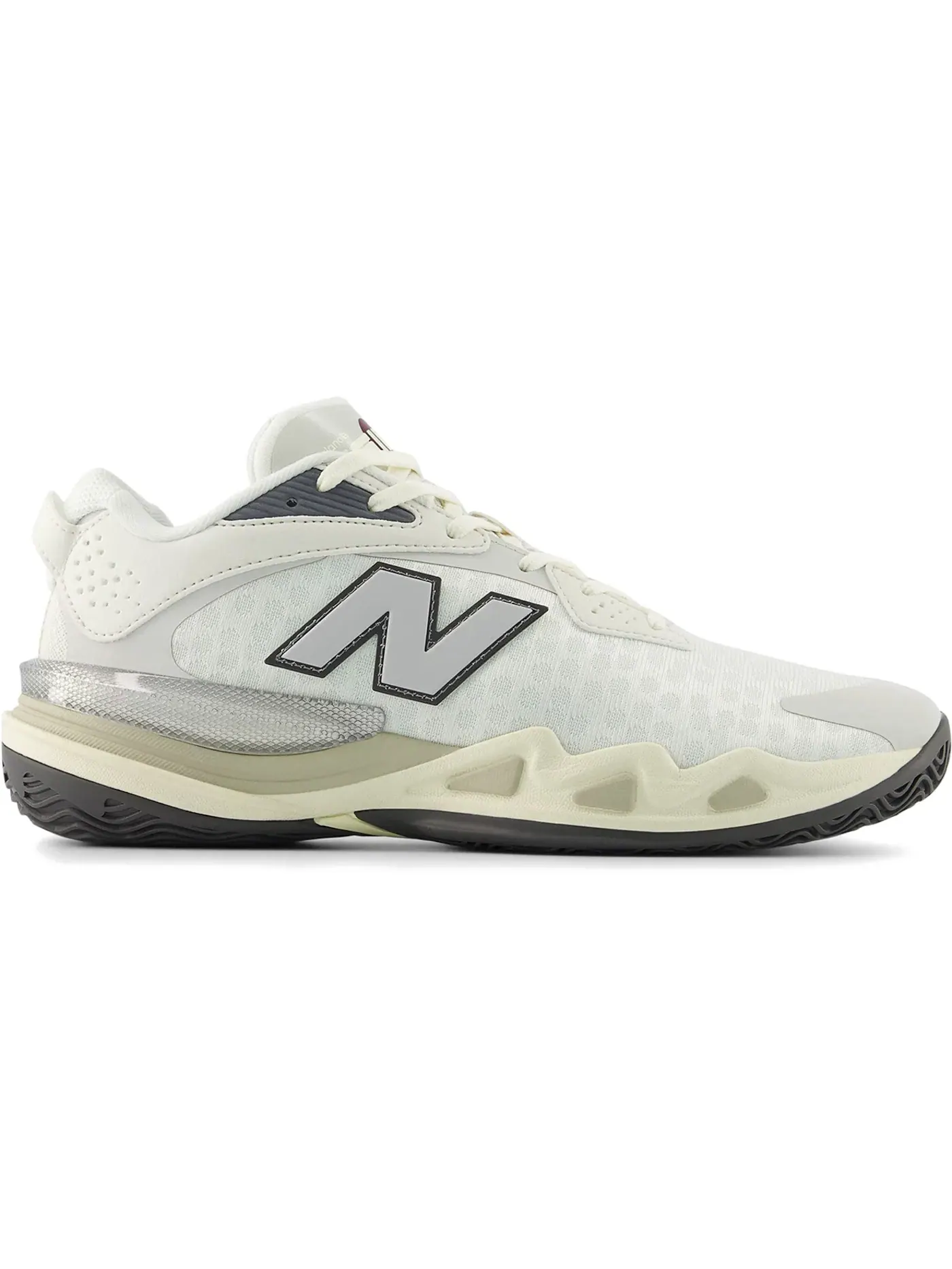Мужские кроссовки баскетбольные с обновленной конструкцией New Balance BB Hesi Low v2 — изображение 1 из 1, белый/серый