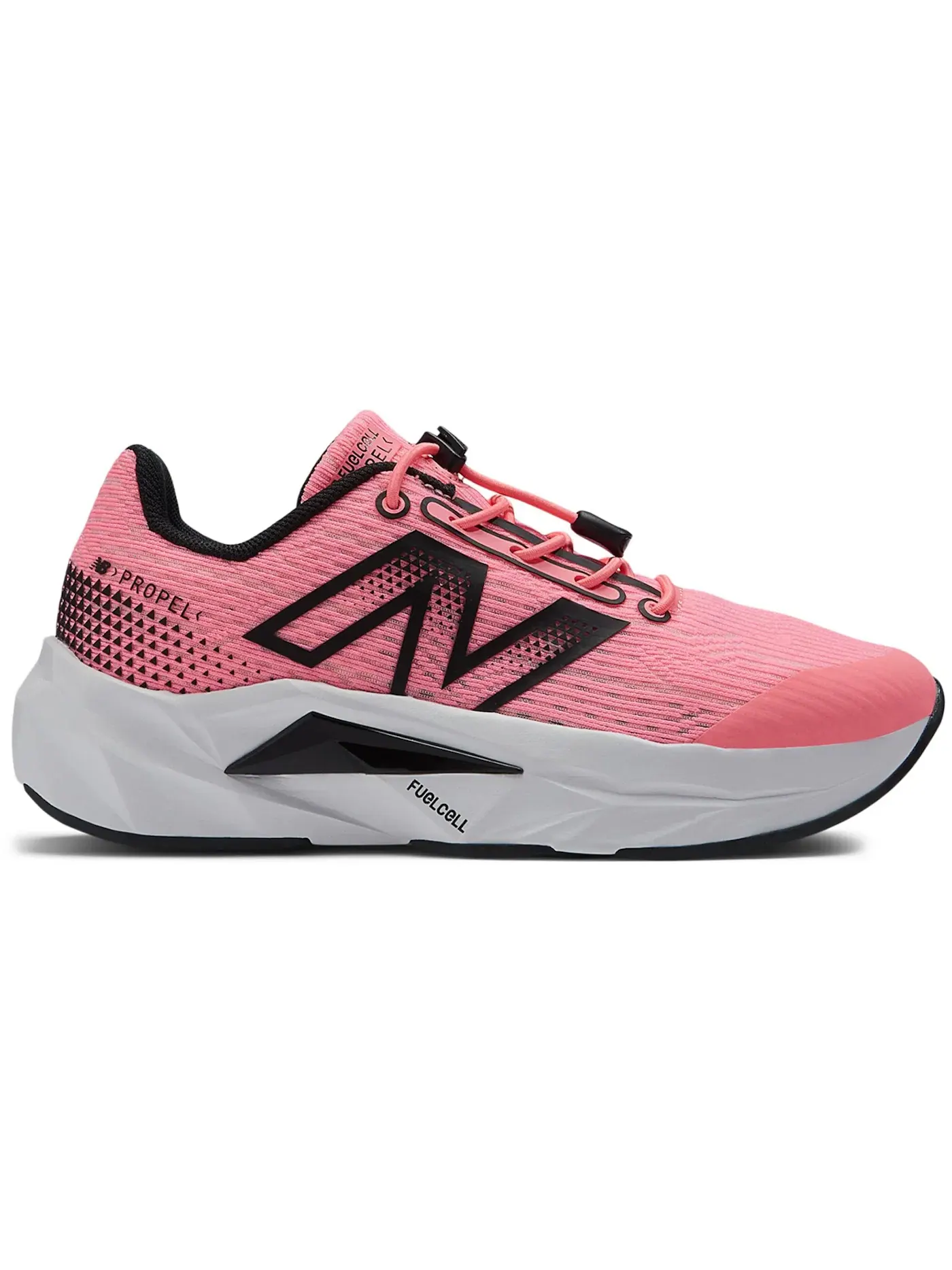 Детские кроссовки для бега с технологией FuelCell New Balance Bungee FuelCell Propel v5 — изображение 1 из 1, розовый/черный